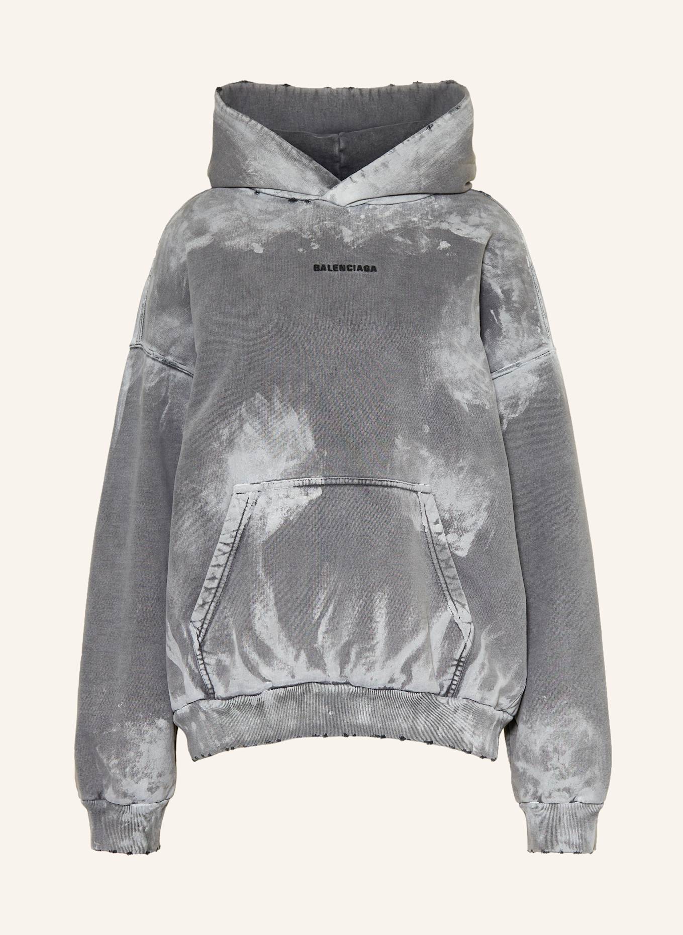 BALENCIAGA Hoodie: DUNKELGRAU