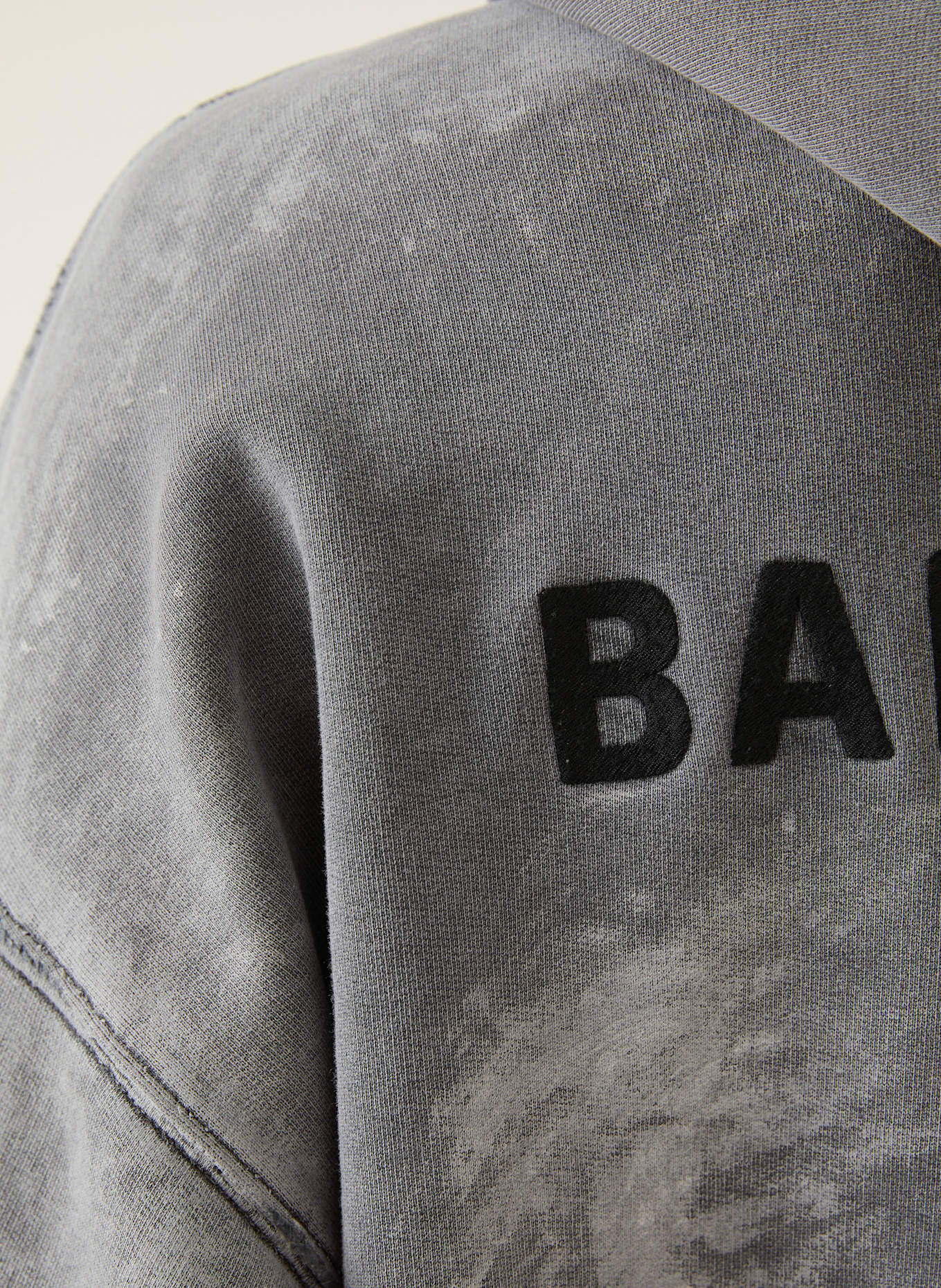 BALENCIAGA Hoodie: DUNKELGRAU