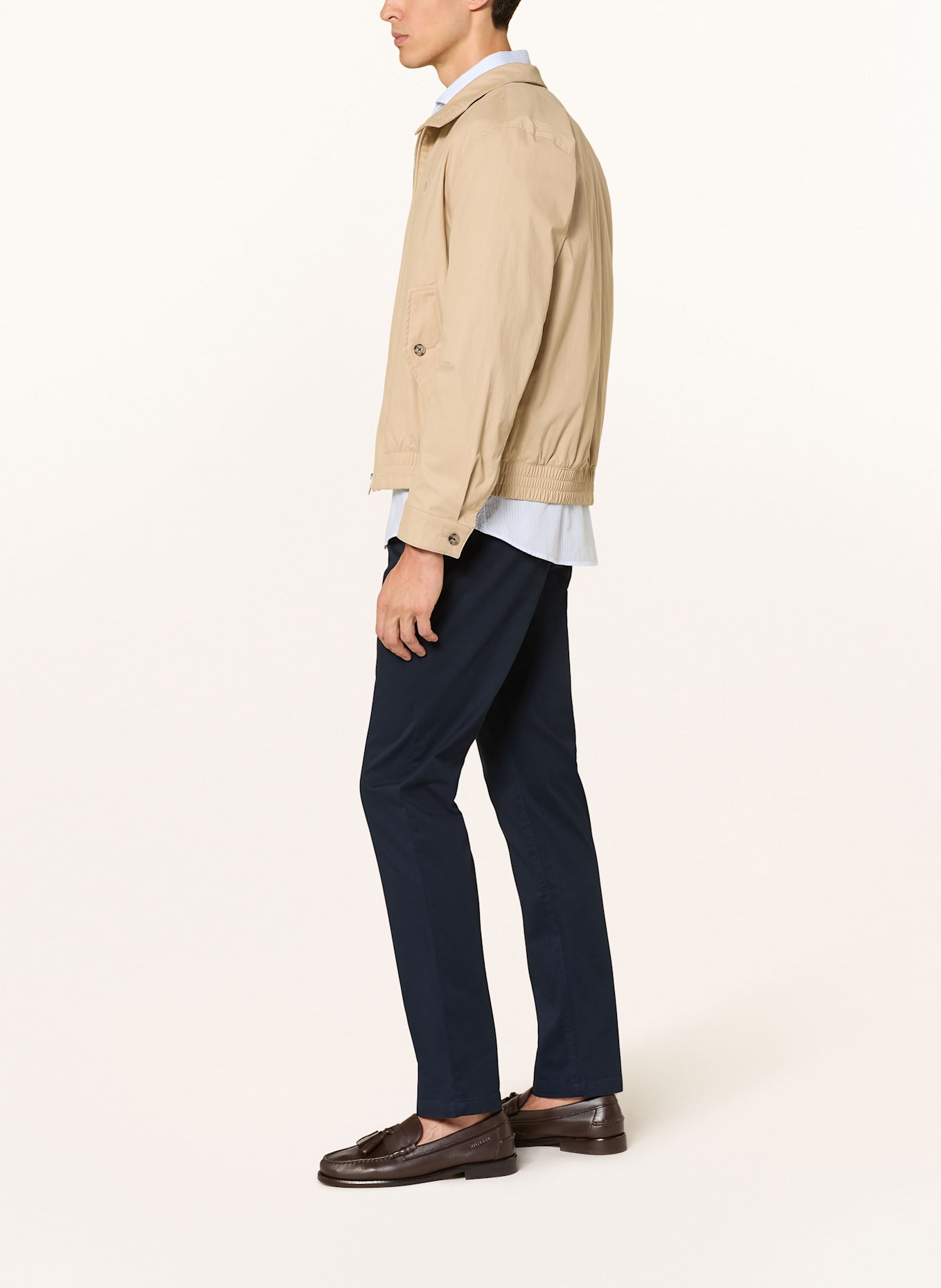 TOMMY HILFIGER Chino DENTON Straight Fit: DUNKELBLAU