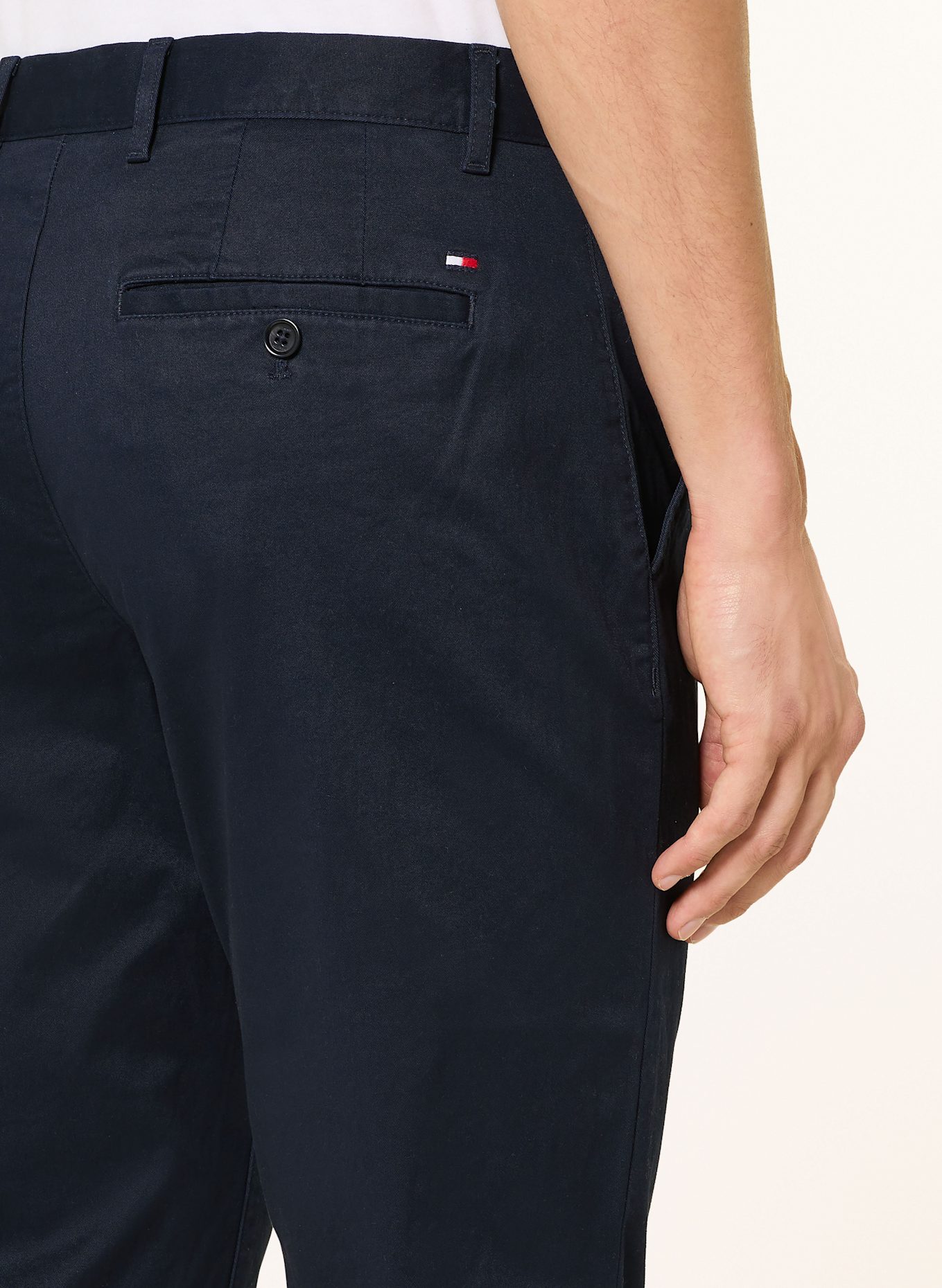 TOMMY HILFIGER Chino DENTON Straight Fit: DUNKELBLAU