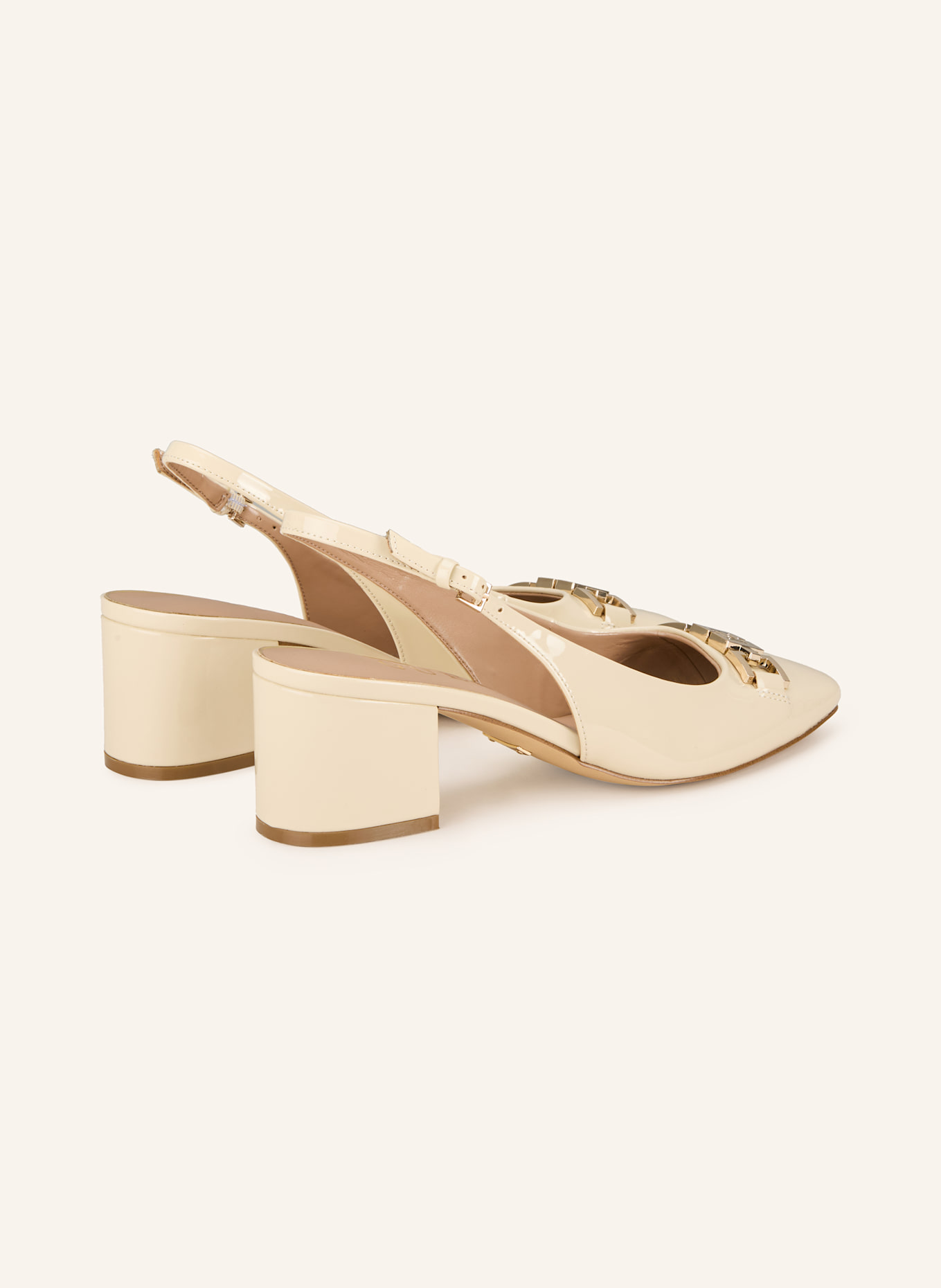 GUESS Slingback pumps CALIDE: ECRU