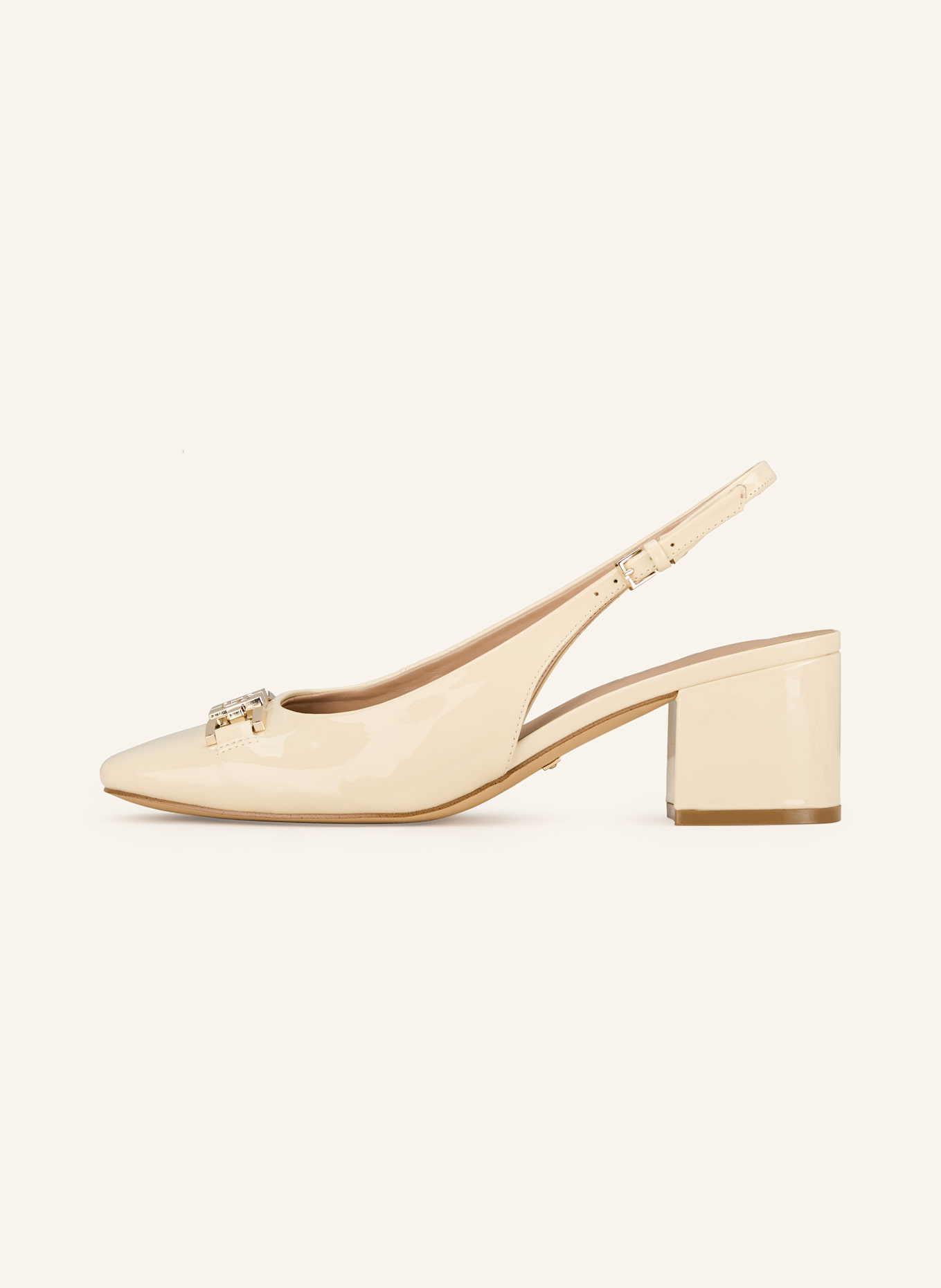 GUESS Slingback pumps CALIDE: ECRU
