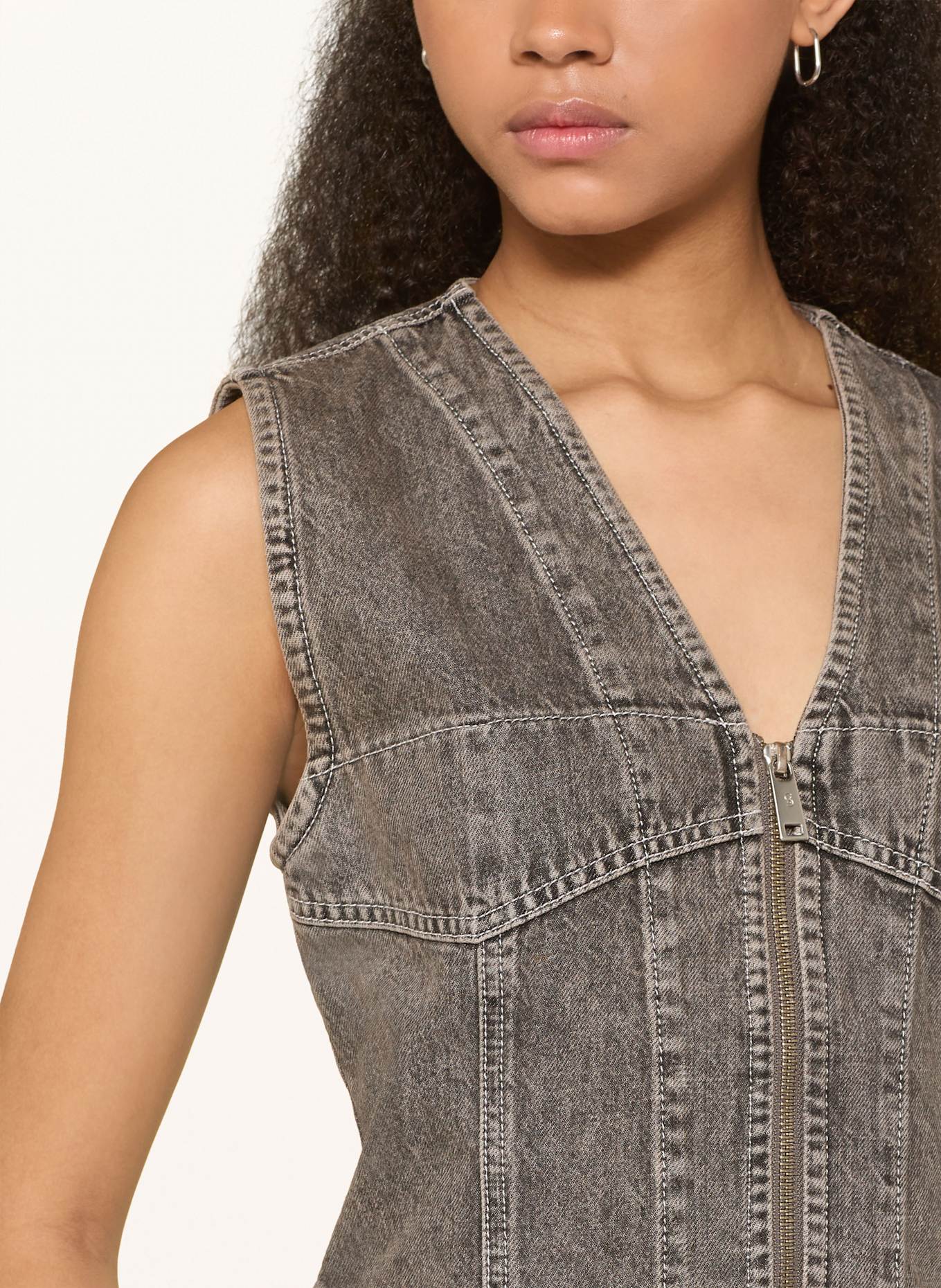 GESTUZ Jeansweste GZJOSIE: GRAU