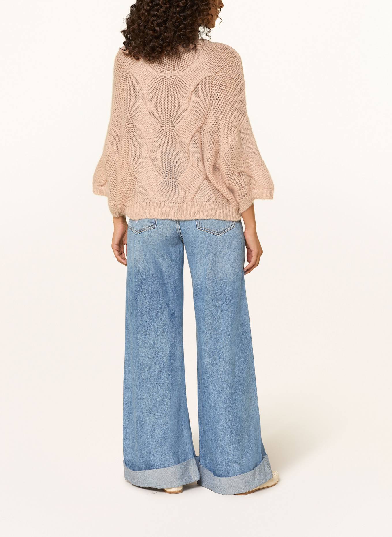 GESTUZ Strickjacke GZZENIA mit 3/4-Arm: ROSÉ