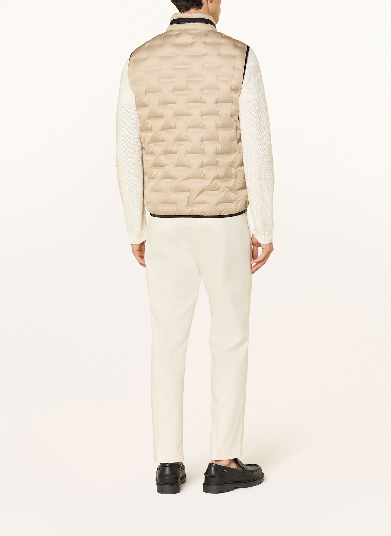 MILESTONE Kamizelka pikowana MSMALCOM: BEŻOWY