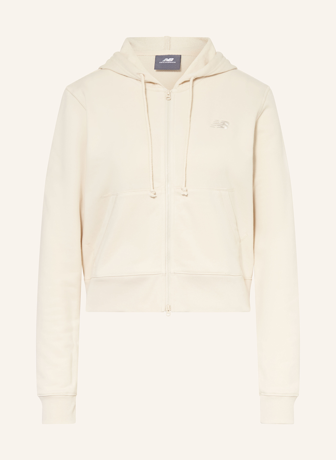 new balance COASTAL sweat jacket: CREAM
