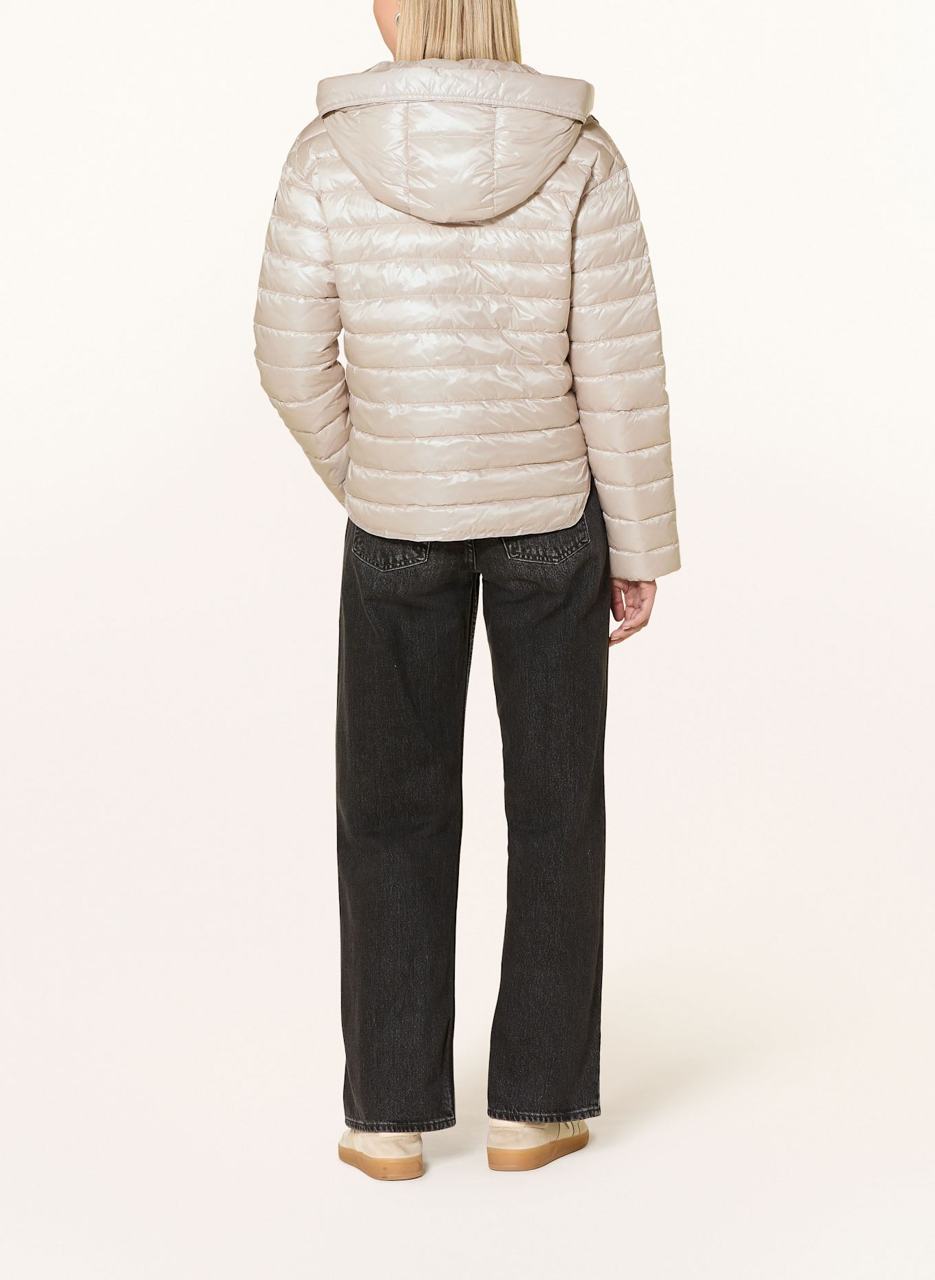 MILESTONE Steppjacke MSAMELIA mit DUPONT™ SORONA®-Isolierung und abnehmbarer Kapuze: CREME