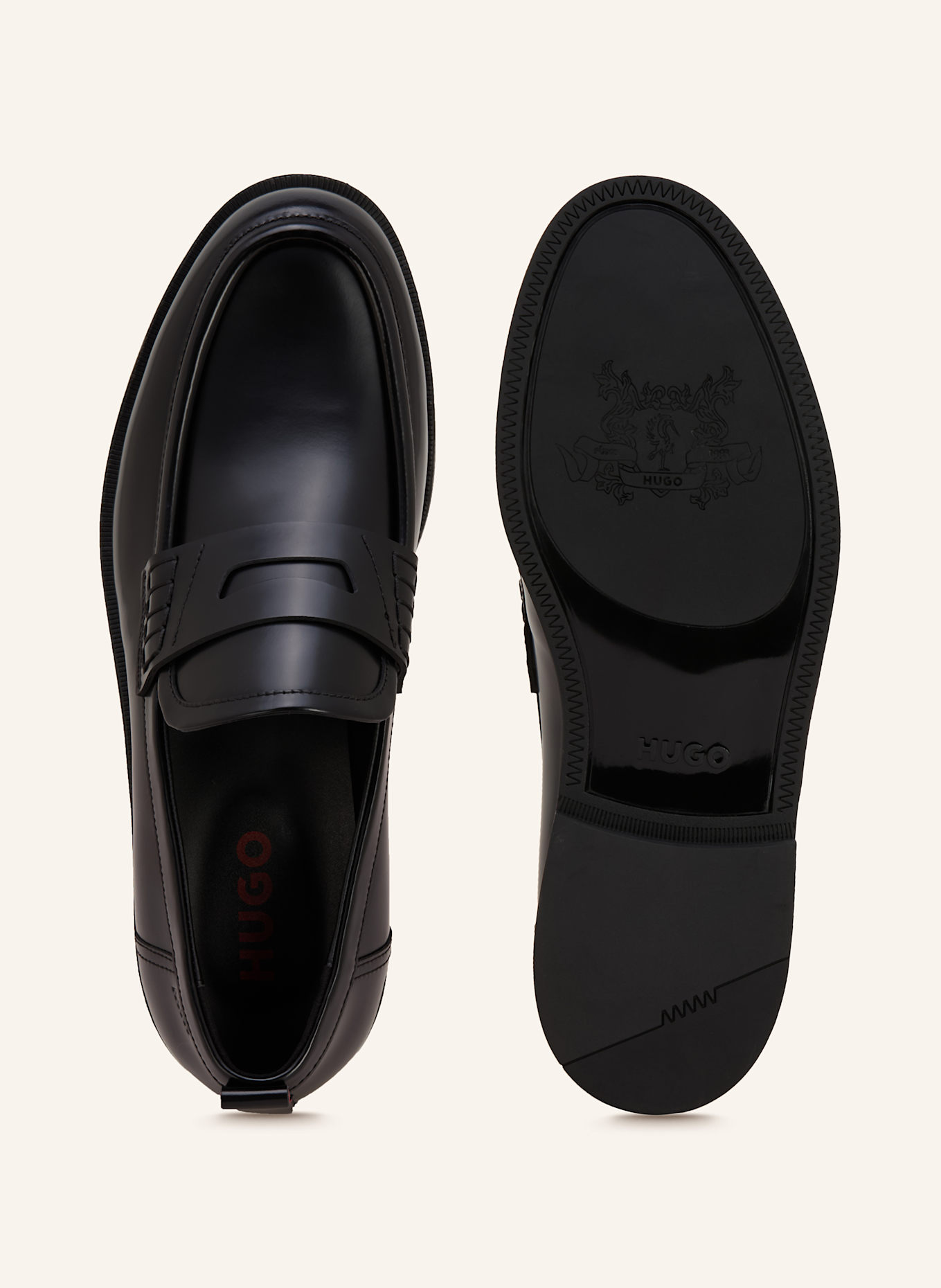 HUGO Penny-Loafer VARIAN: SCHWARZ