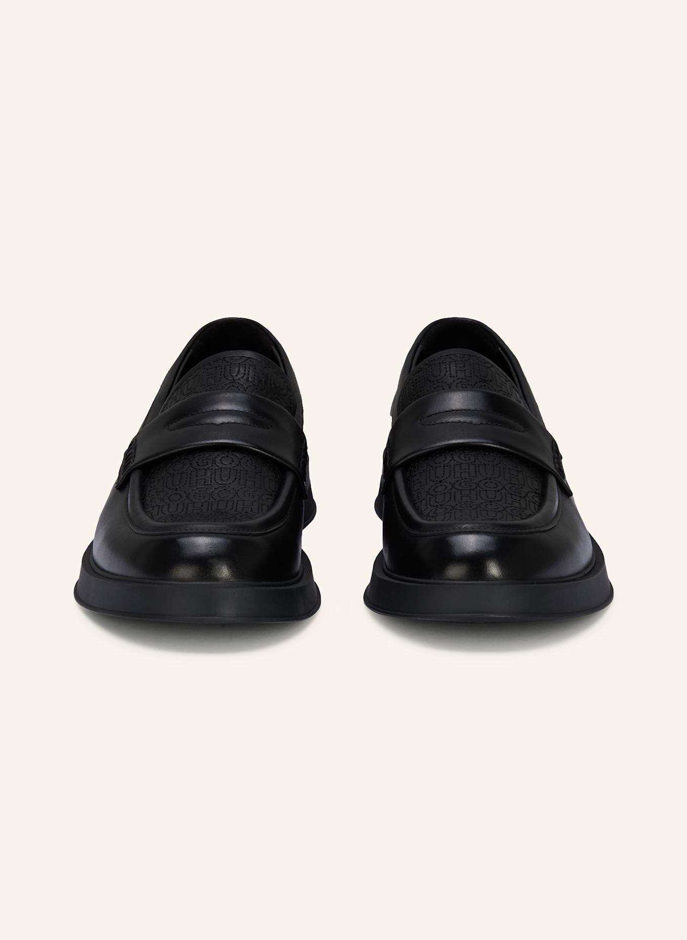 HUGO Penny-Loafer LENNER: 001 BLACK