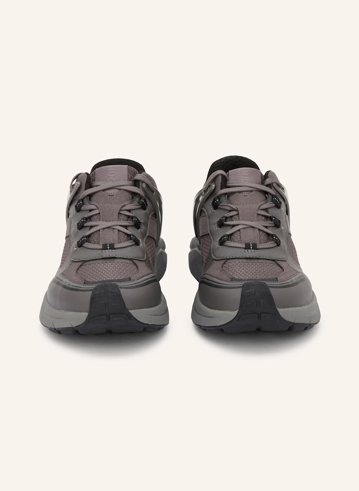 HUGO Sneaker GO2: GRAU/ SCHWARZ