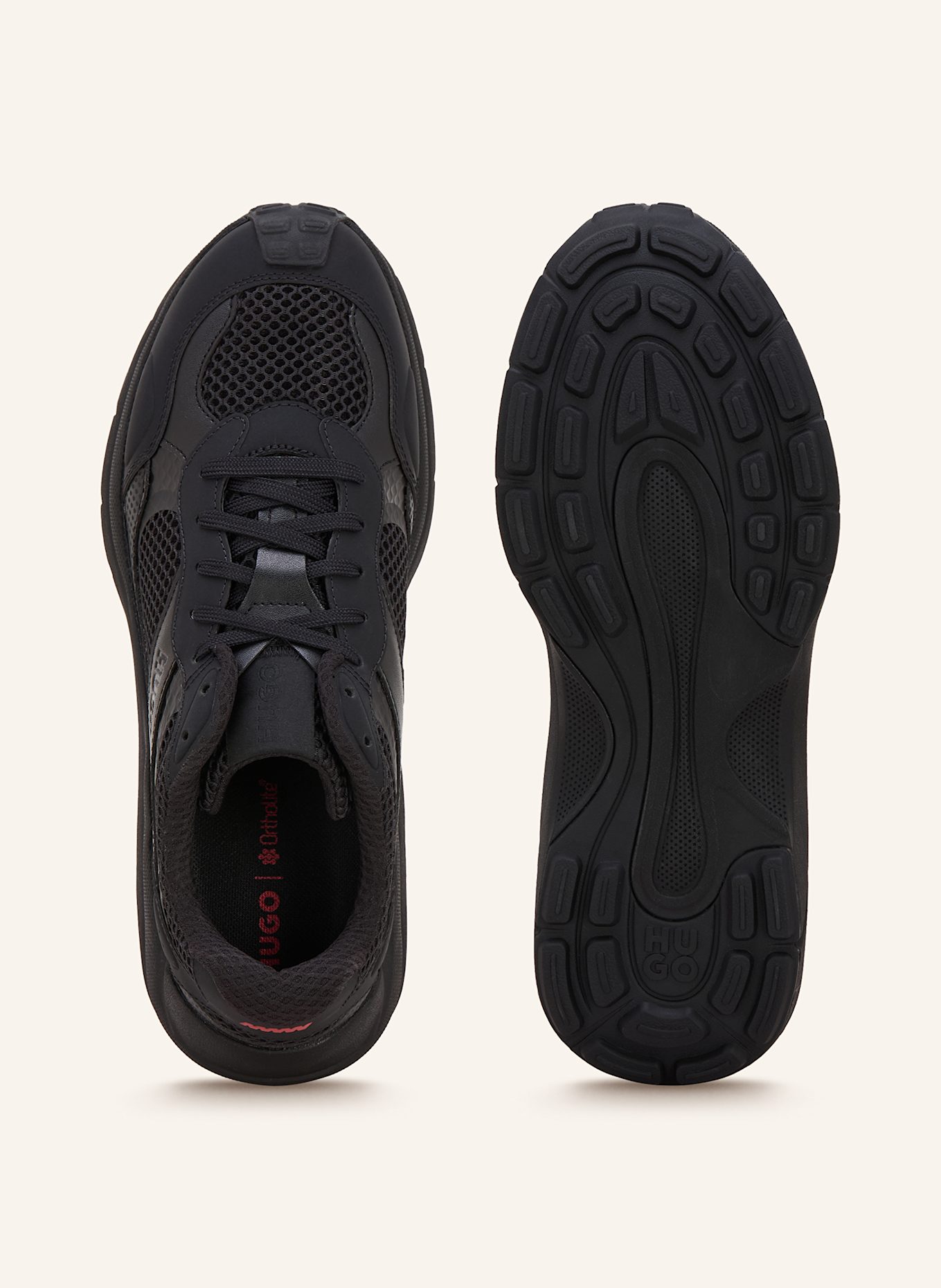 HUGO Sneaker GO2: SCHWARZ