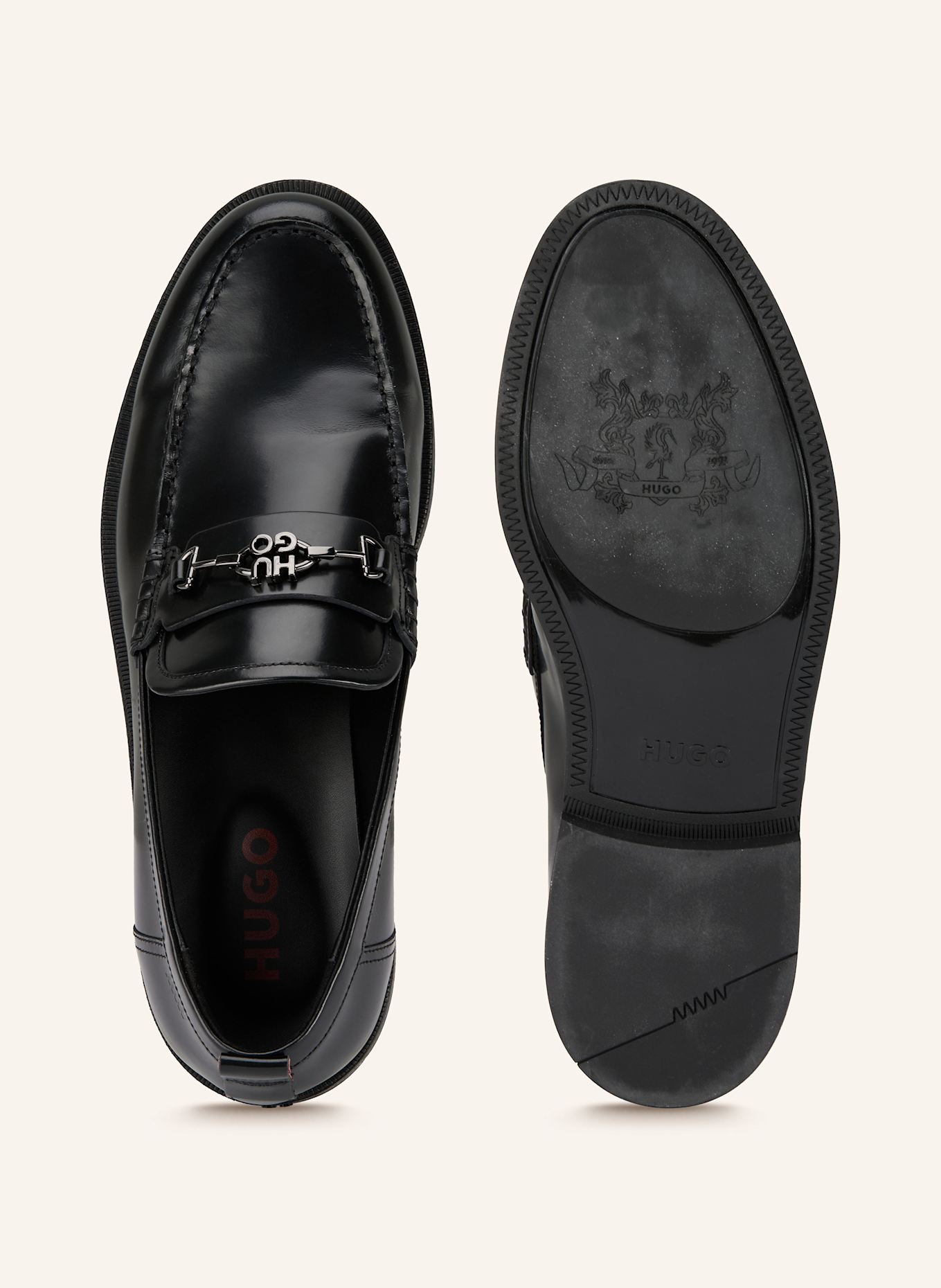 HUGO Loafer VARIAN: SCHWARZ