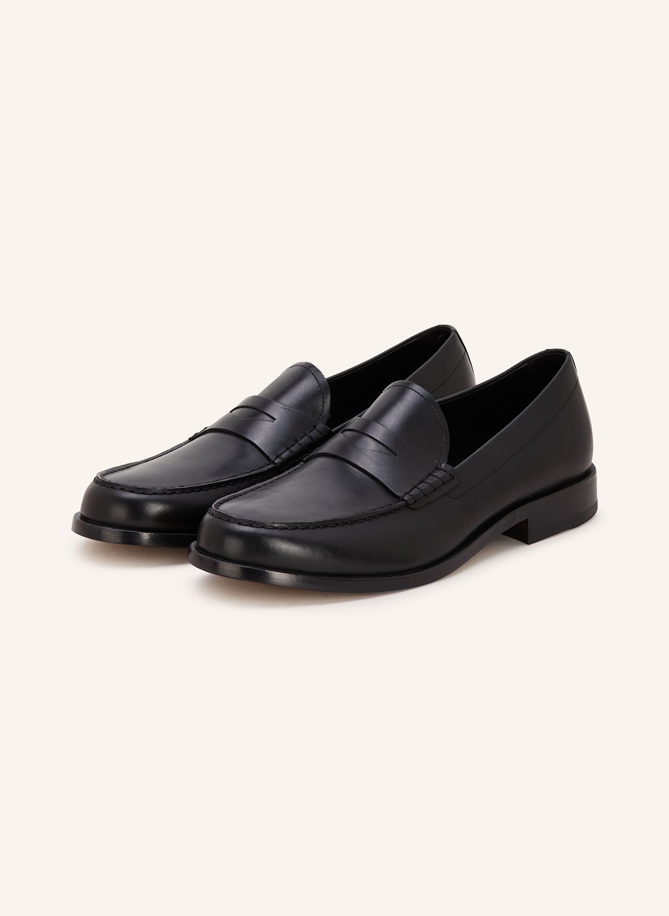 BOSS Penny-Loafer TAYIL: SCHWARZ