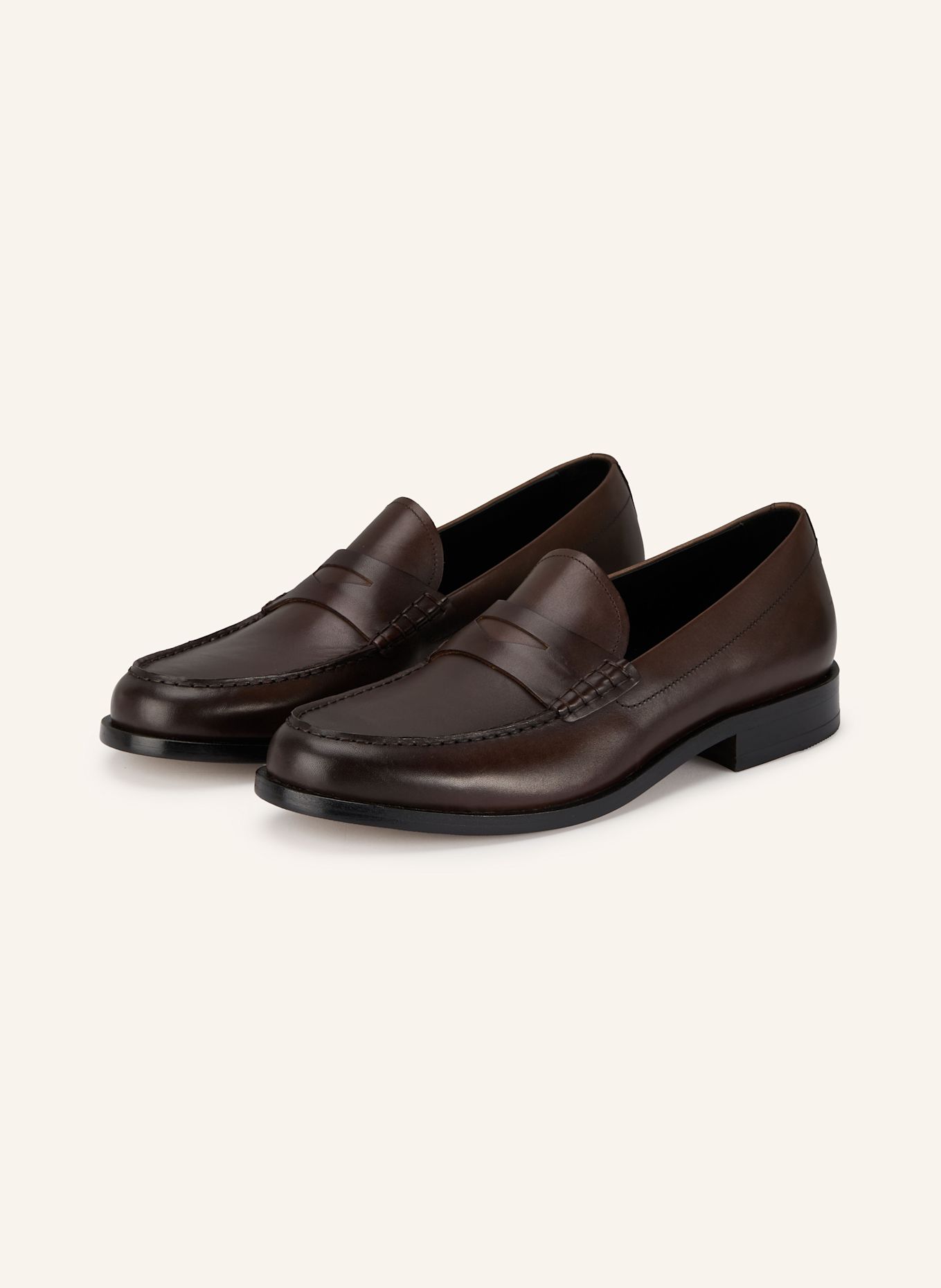 BOSS Penny-Loafer TAYIL: DUNKELBRAUN