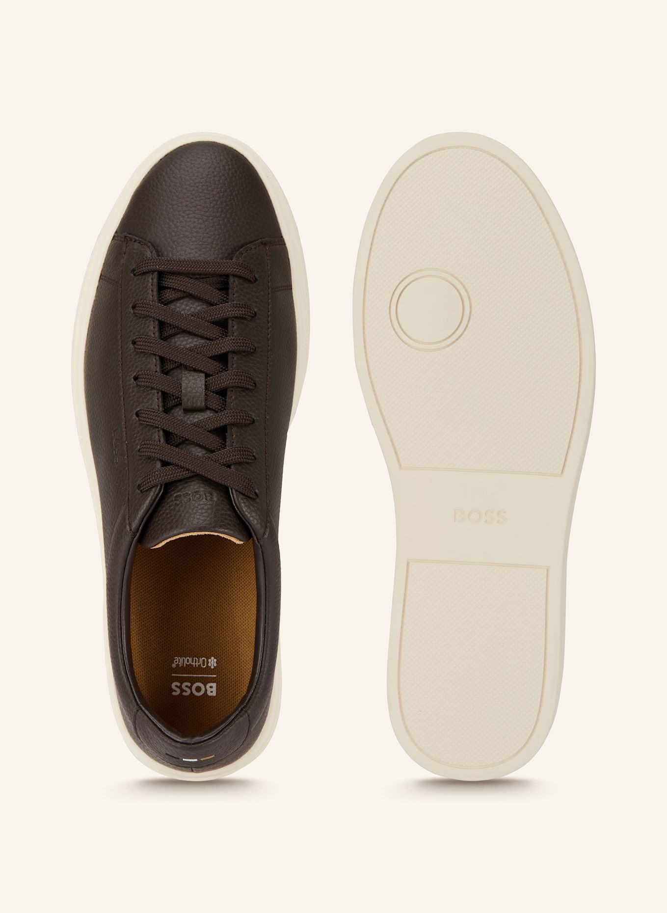 BOSS Sneaker KIERAN: DUNKELBRAUN