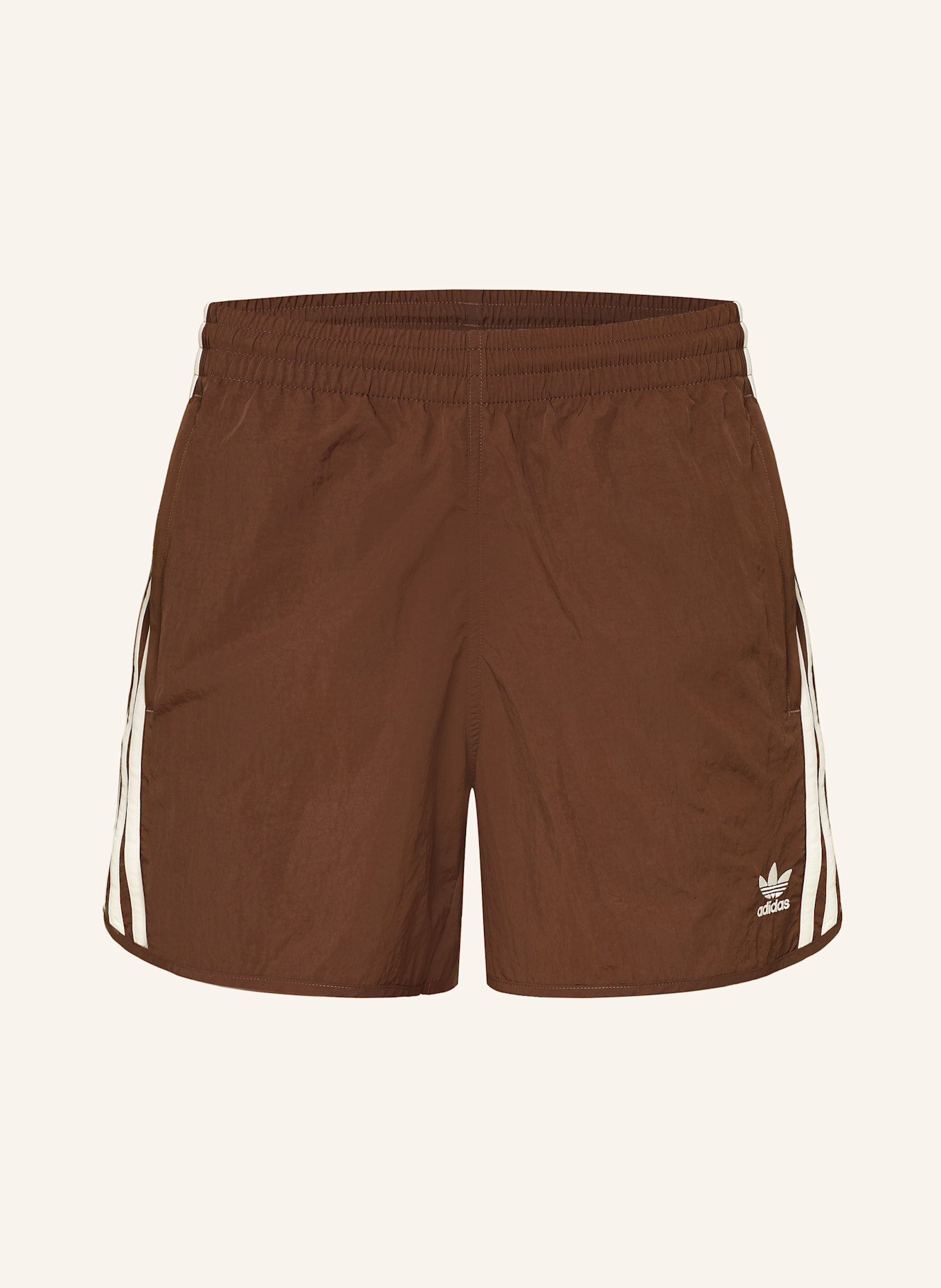 adidas Originals ADICOLOR CLASSICS SPRINTER shorts in ecru/ brown