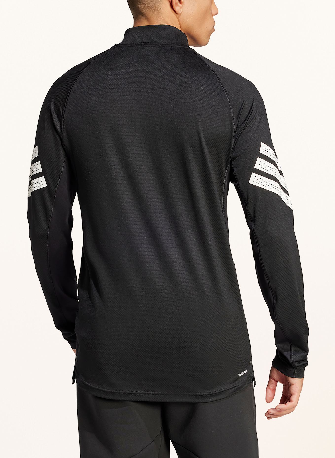 adidas Longsleeve ICON 3 STRIPES: SCHWARZ