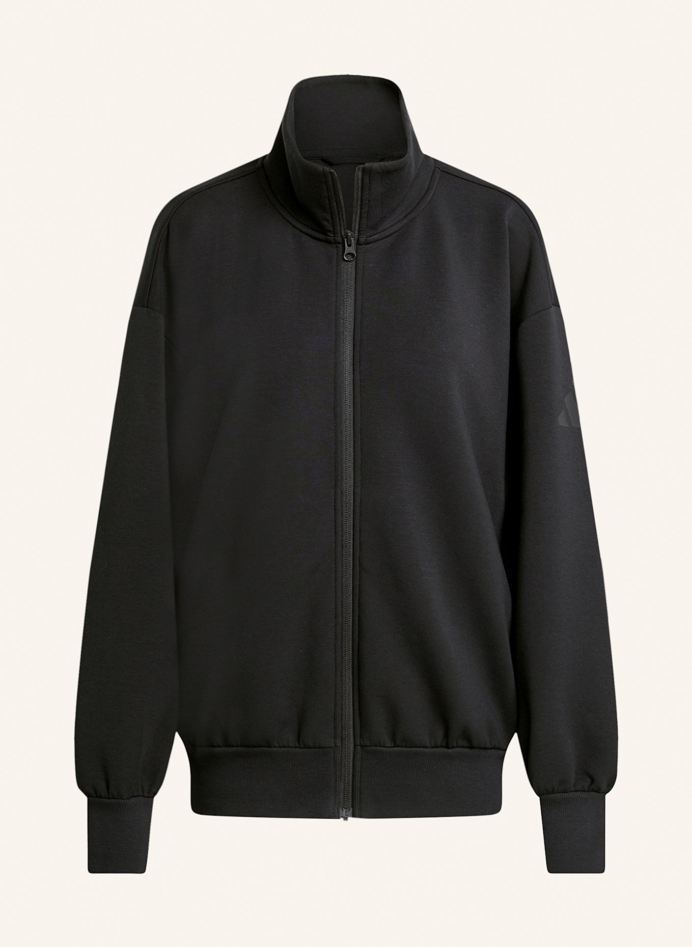 adidas directory SOFT LUX sweat jacket: BLACK
