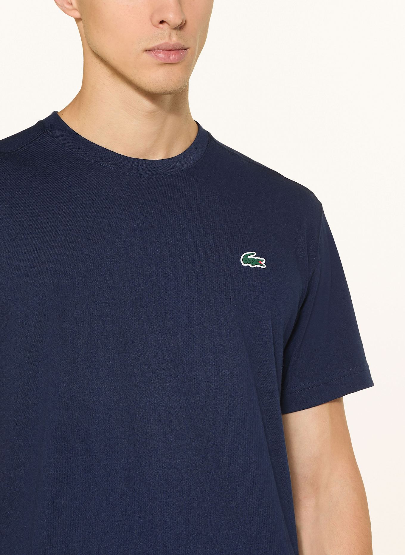 LACOSTE T-Shirt: DUNKELBLAU