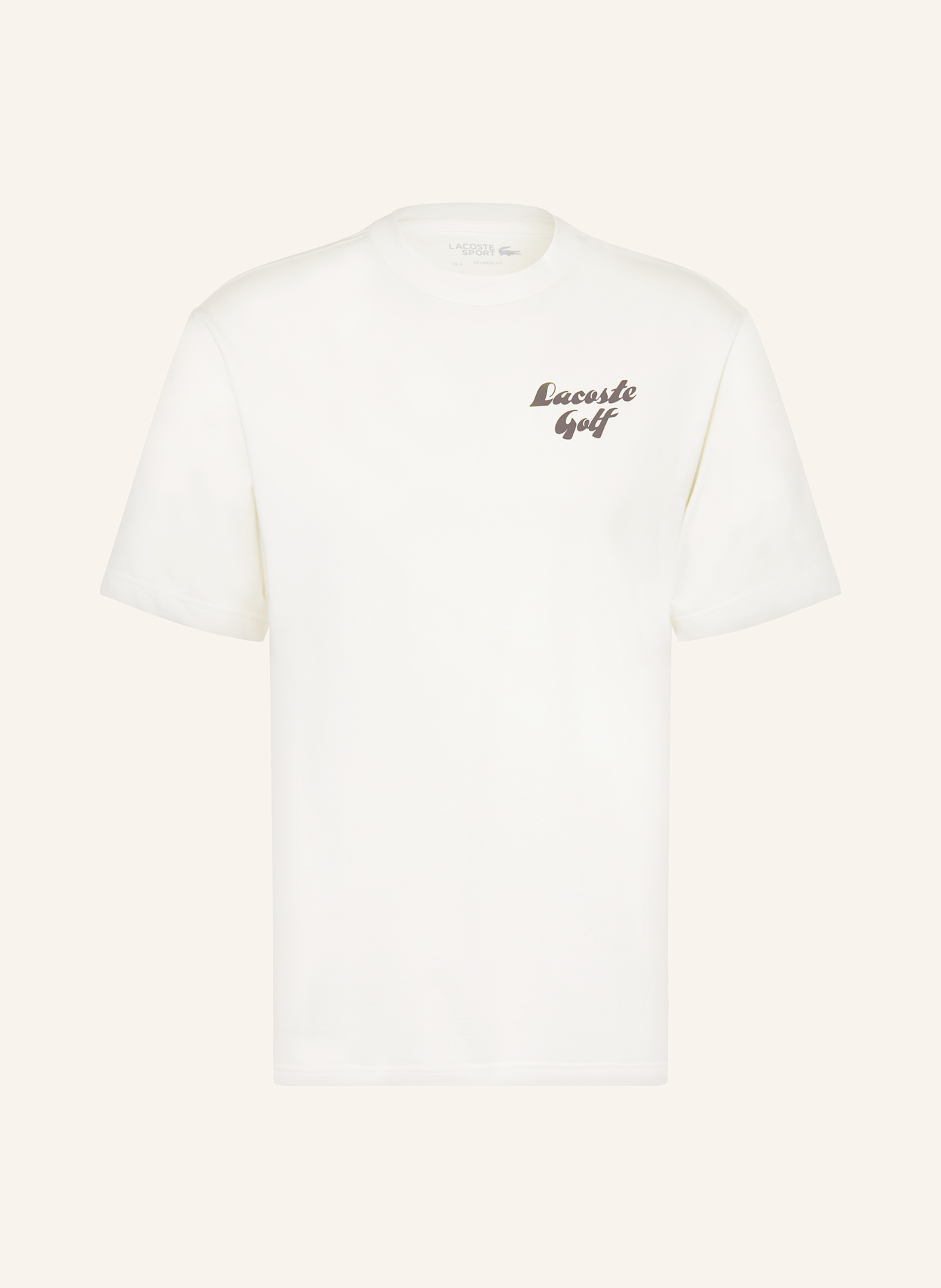 LACOSTE Koszulka funkcyjna: BIAŁY