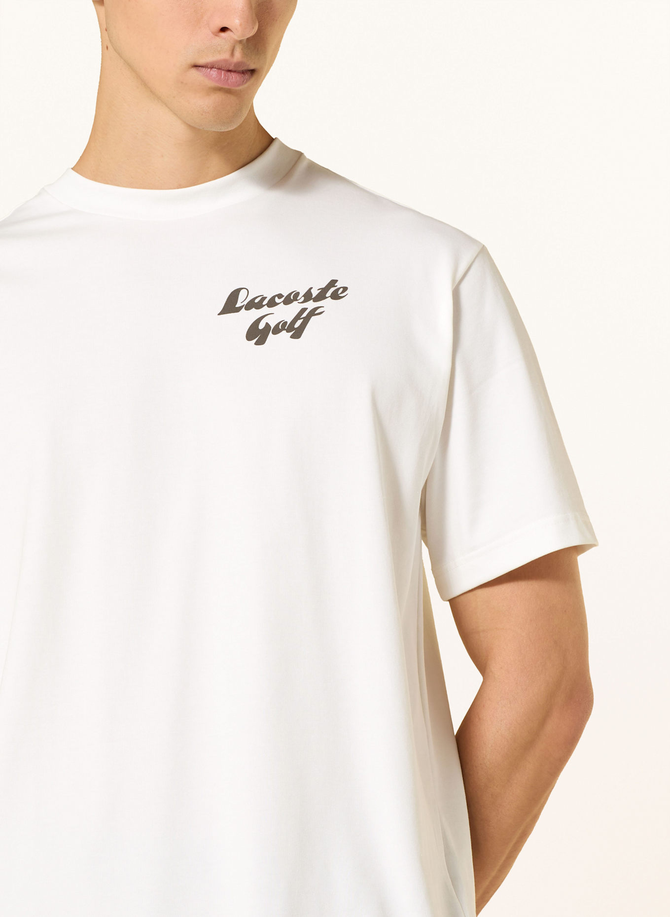 LACOSTE Koszulka funkcyjna: BIAŁY