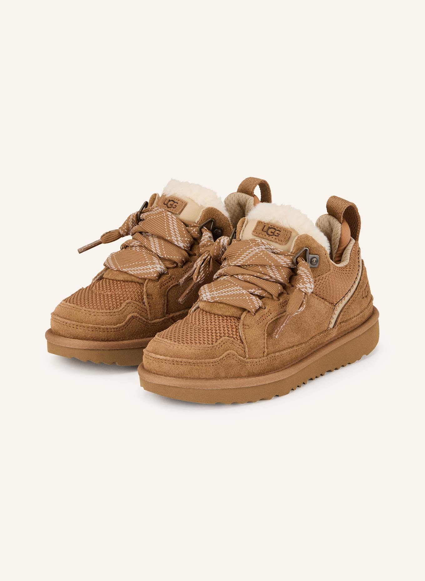 UGG Sneaker LOWMEL: COGNAC / WEISS