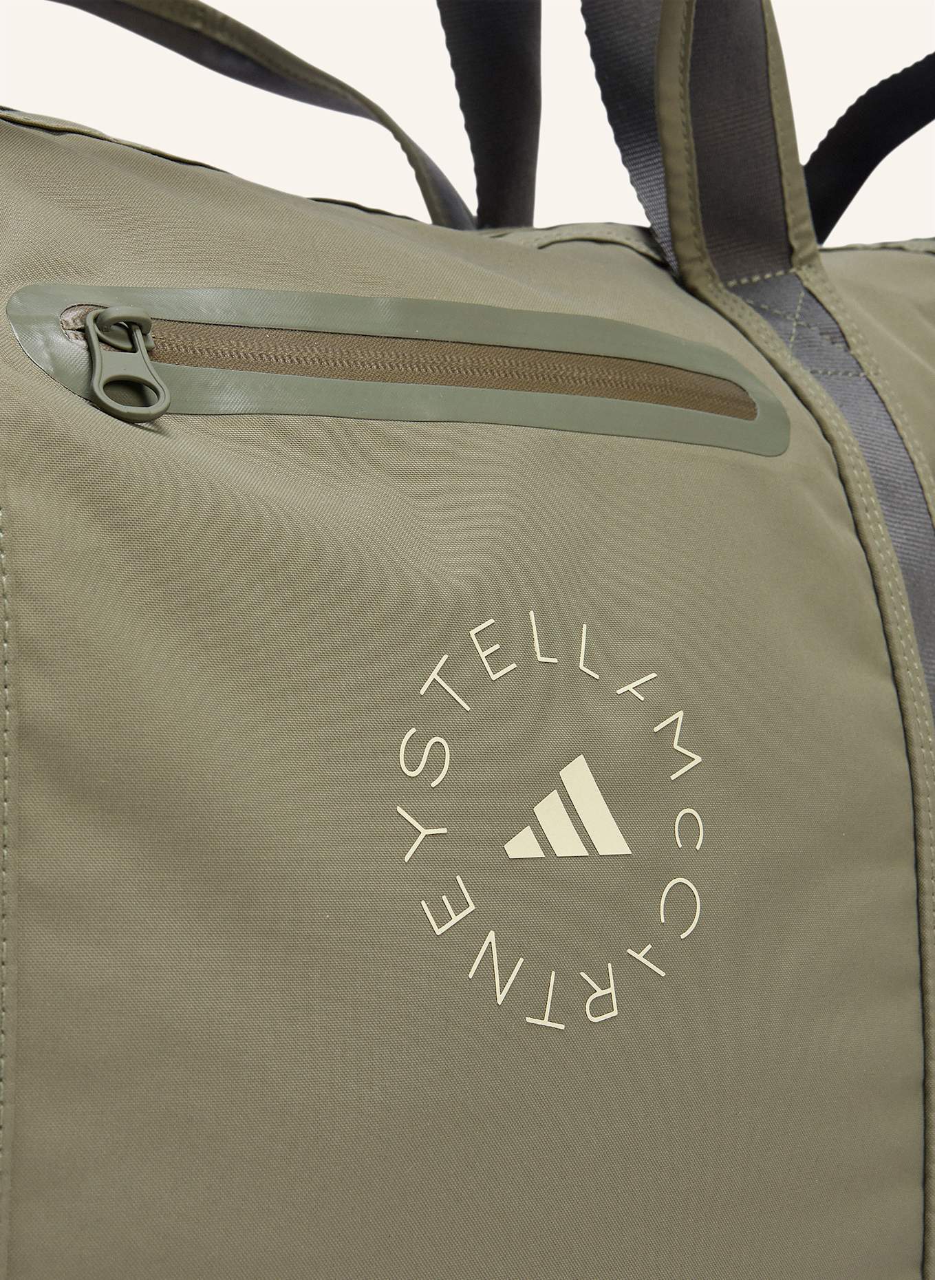 adidas by Stella McCartney Sporttasche ADIDAS BY STELLA MCCARTNEY: KHAKI / GRAU