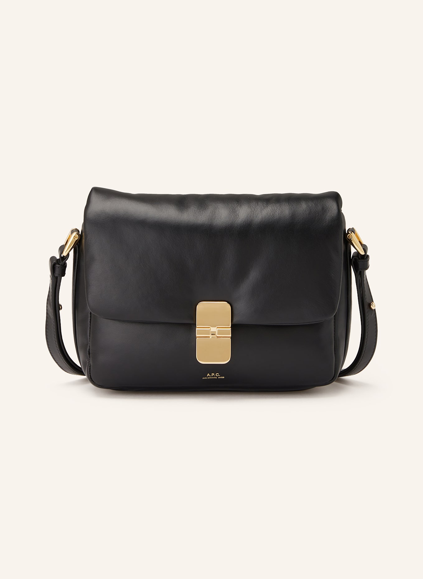 A.P.C. Torba na ramię GRACE: CZARNY