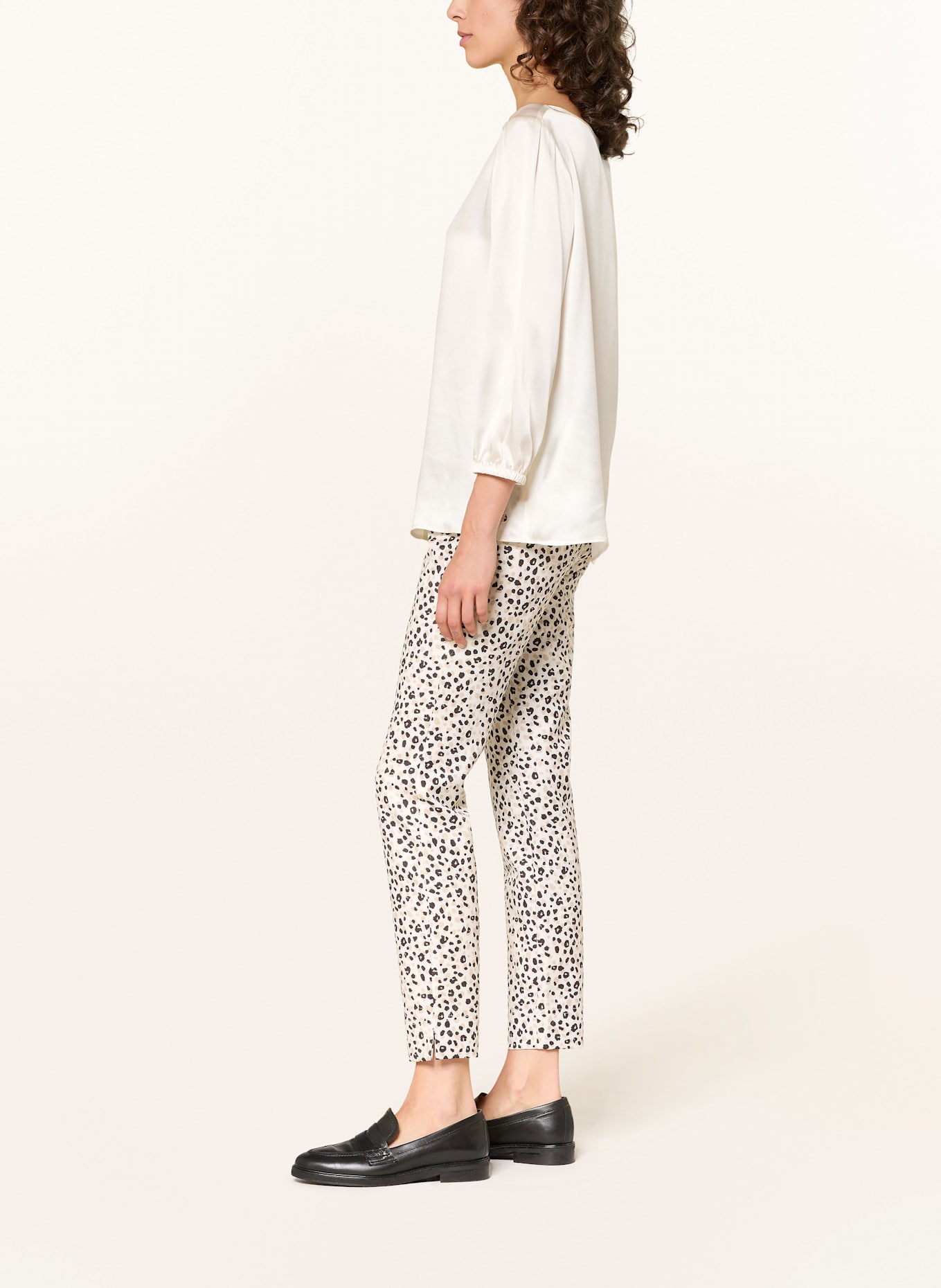 MARC CAIN Hose SOFIA: 112 bright ecru