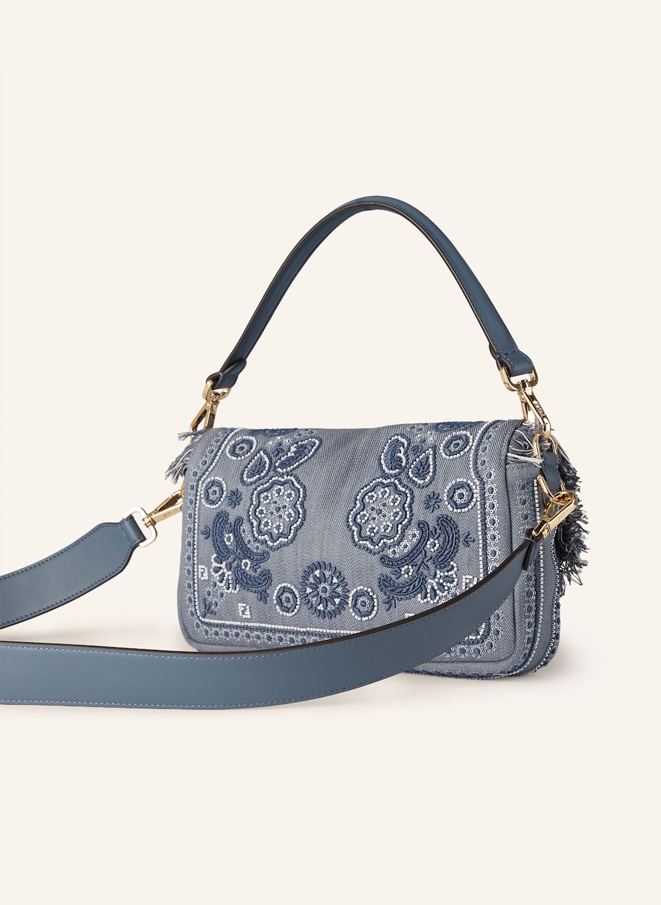 FENDI Crossbody bag BAGUETTE: BLUE