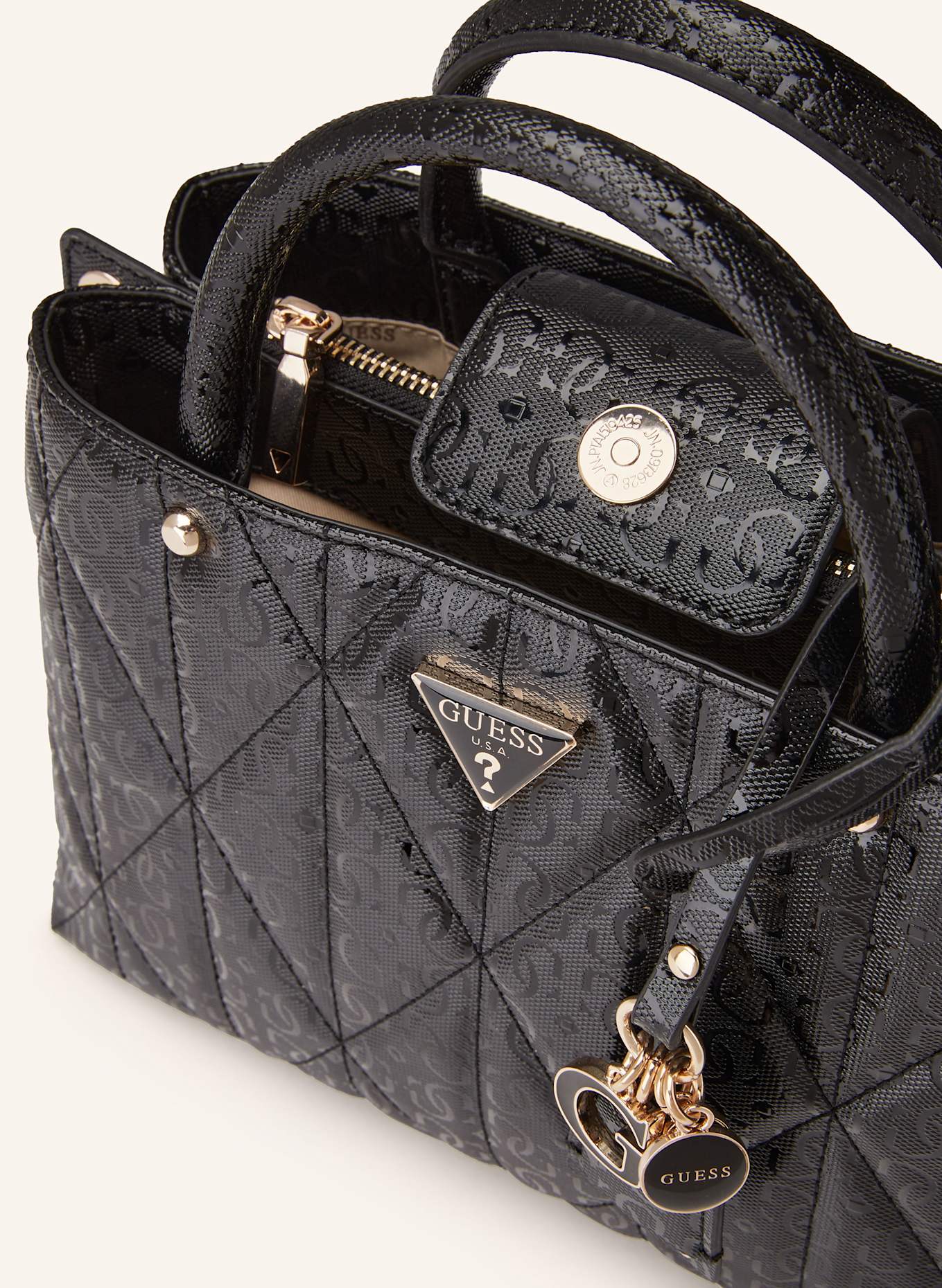 GUESS Torebka ALDINA GIRLFRIEND: CZARNY