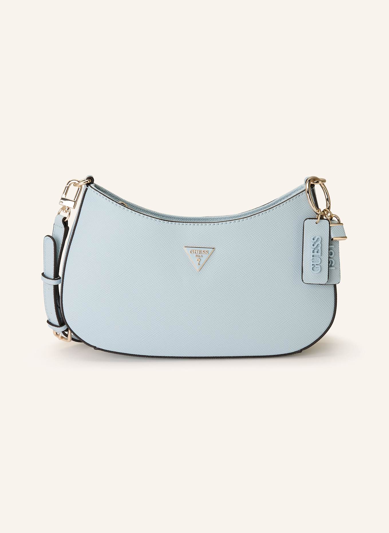 GUESS Schultertasche NOELLE: HELLBLAU