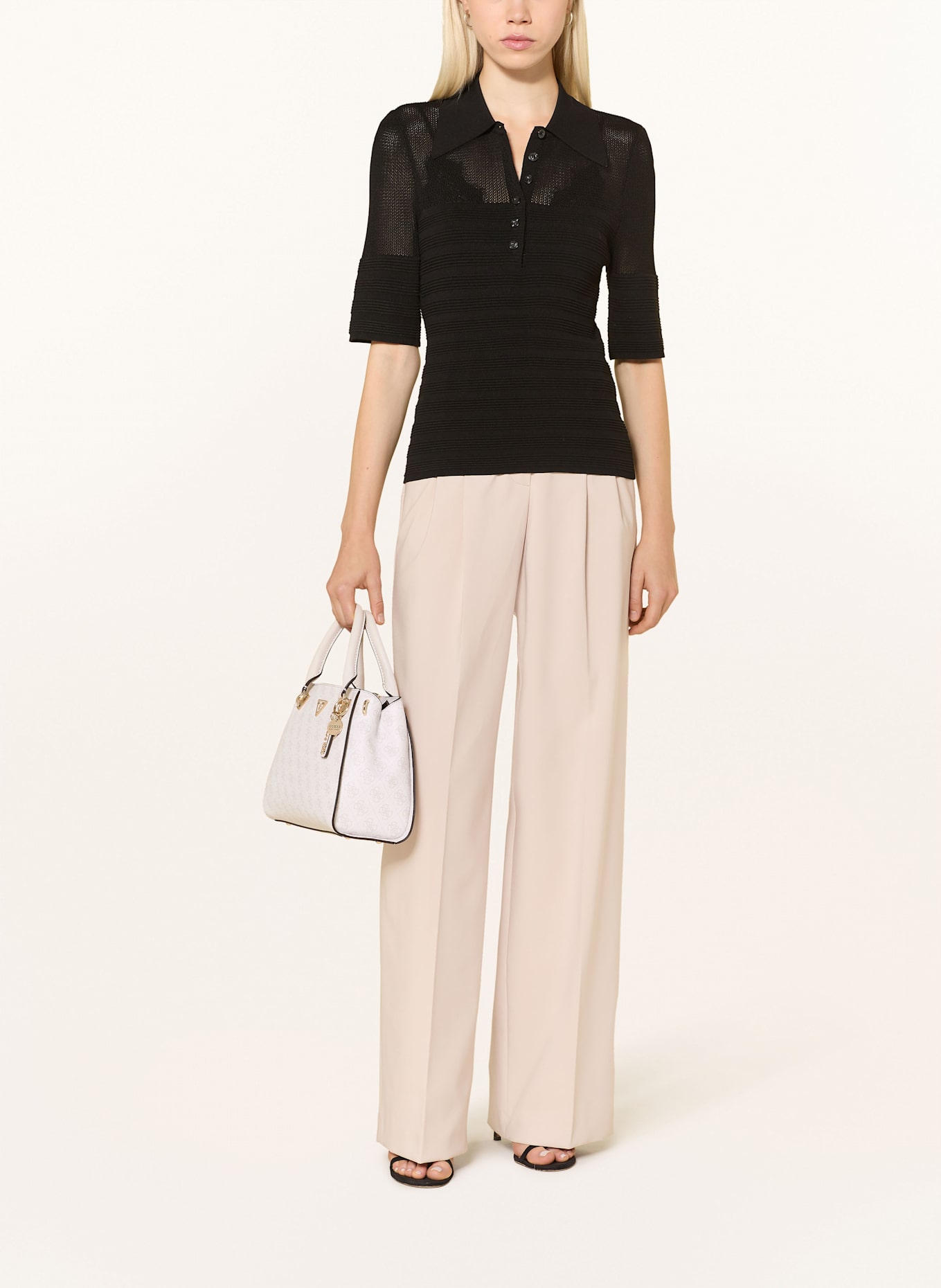 GUESS Handtasche NOELLE: CREME