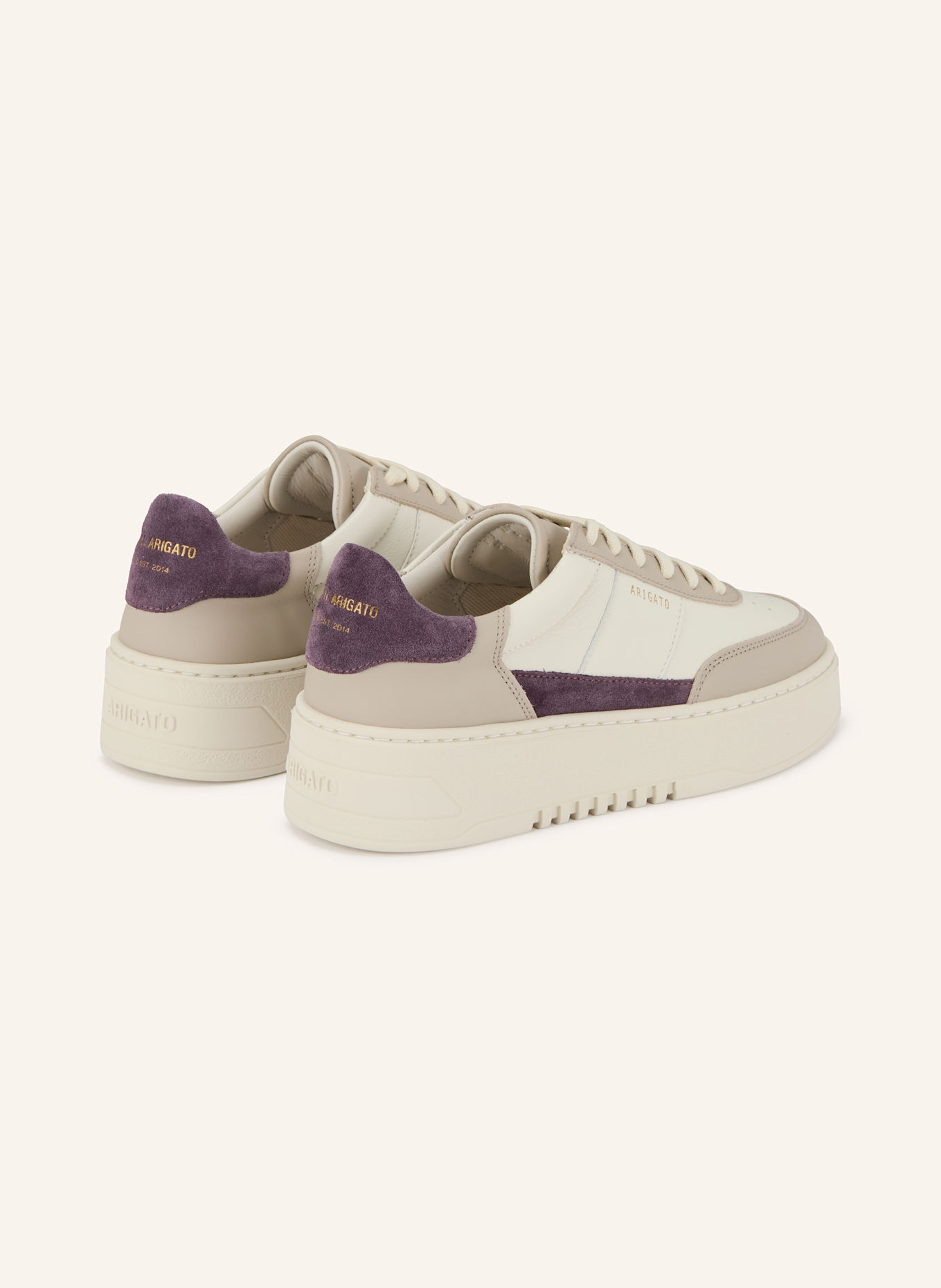 AXEL ARIGATO Sneaker ORBIT VINTAGE: ECRU/ DUNKELBRAUN/ HELLGRAU