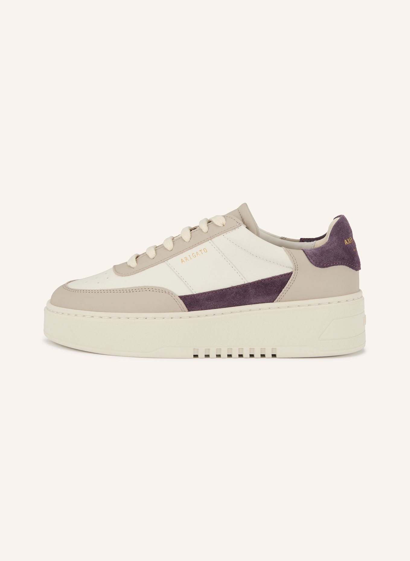 AXEL ARIGATO Sneaker ORBIT VINTAGE: ECRU/ DUNKELBRAUN/ HELLGRAU