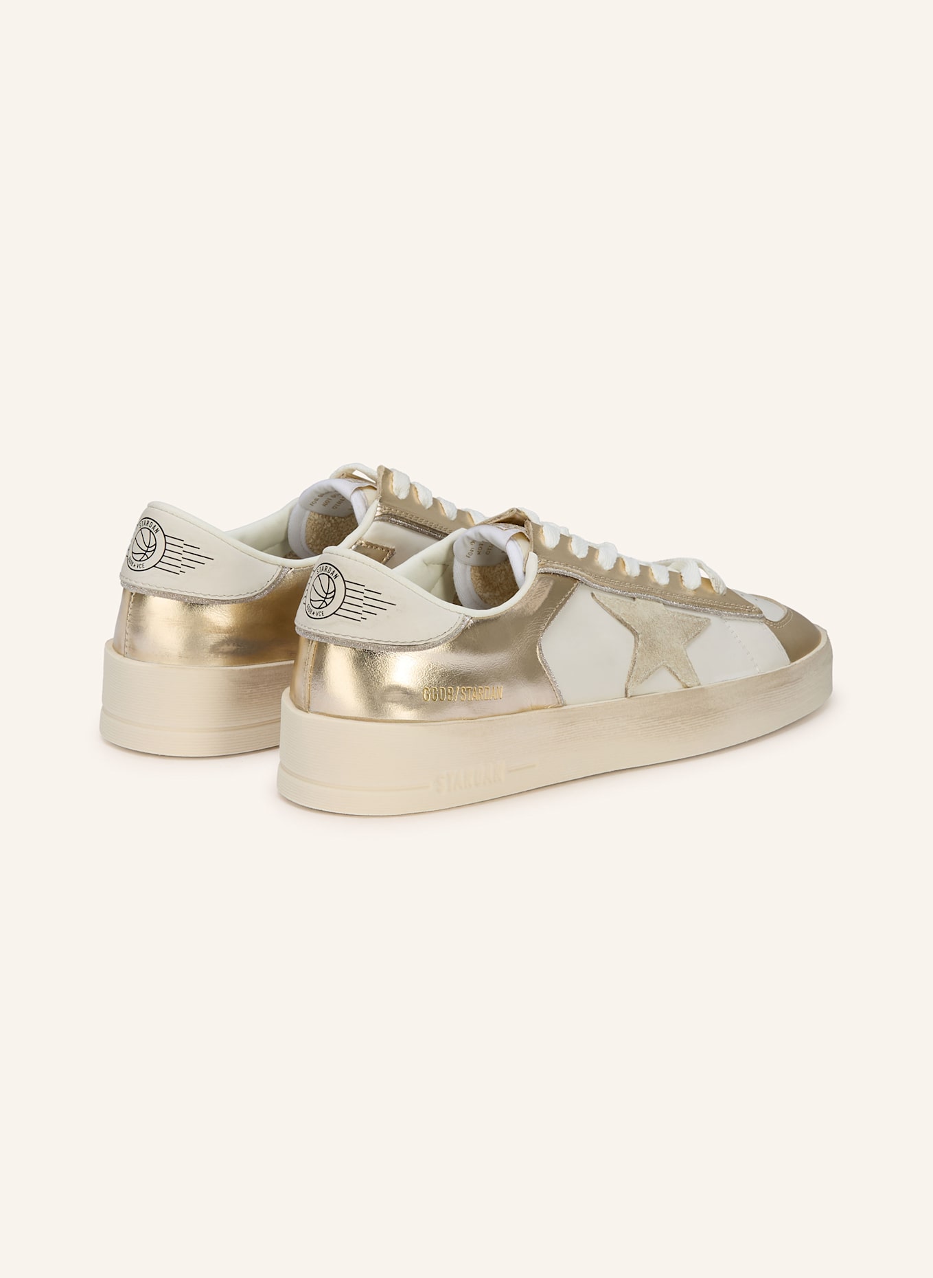 GOLDEN GOOSE Sneaker: WEISS / BEIGE