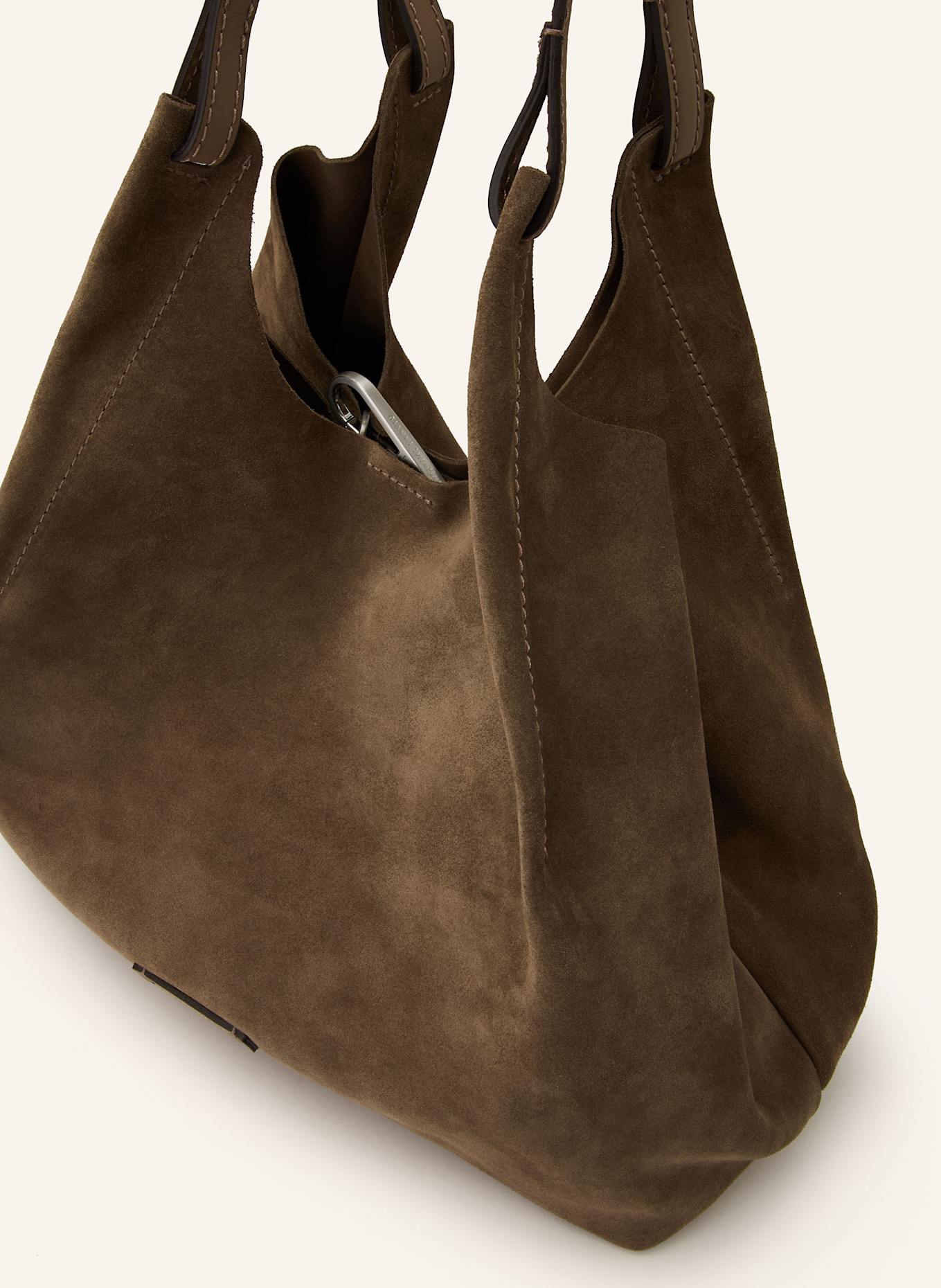 GIANNI CHIARINI Hobo-Bag DUA XL mit Pouch: KHAKI