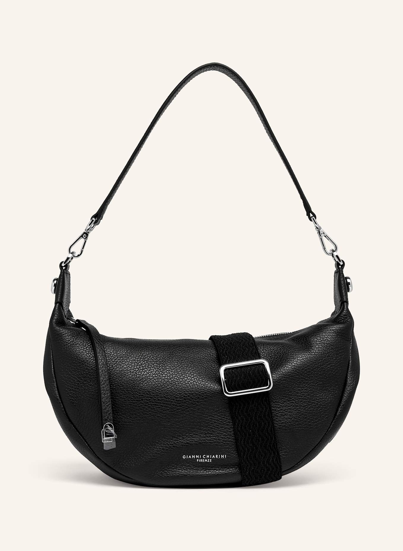 GIANNI CHIARINI Torba na ramię AISHA: CZARNY