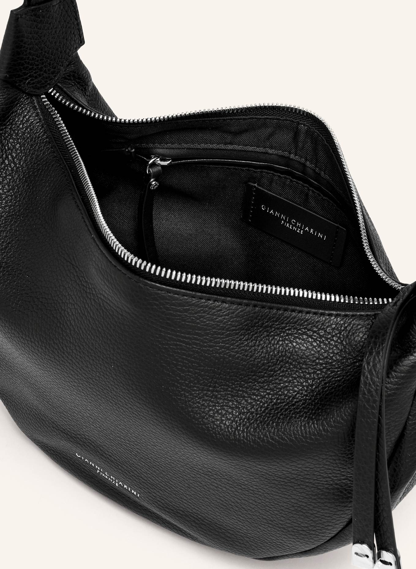 GIANNI CHIARINI Torba na ramię AISHA: CZARNY