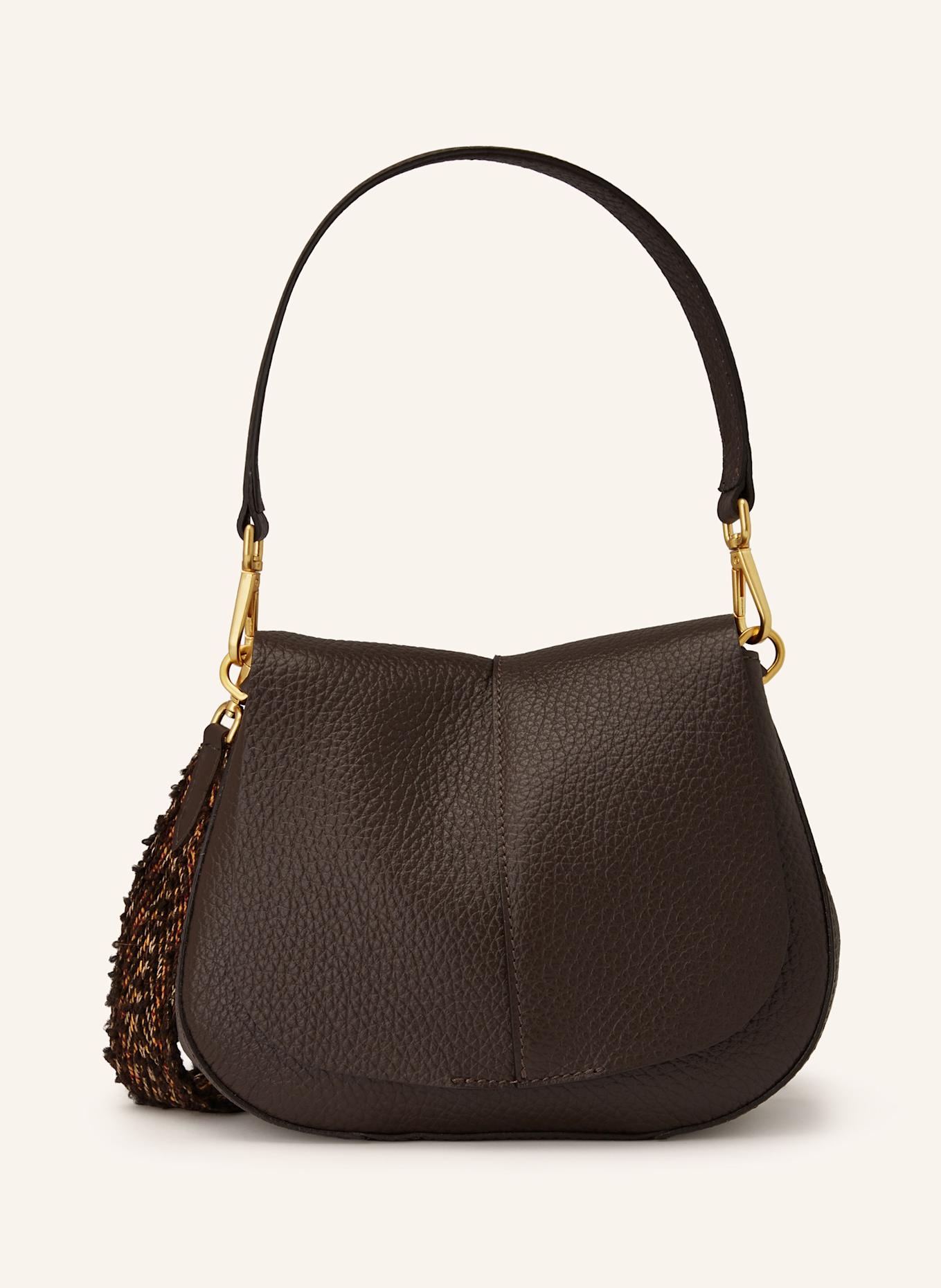 GIANNI CHIARINI Shoulder bag HELENA: DARK BROWN