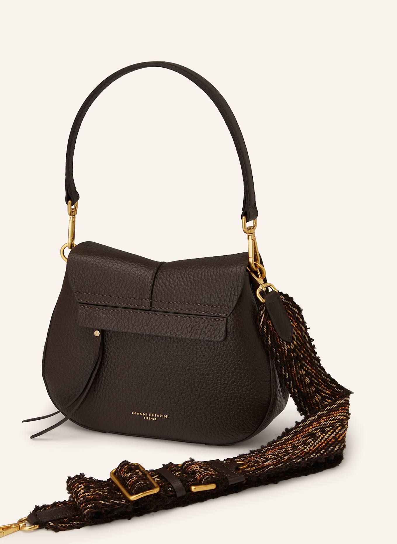 GIANNI CHIARINI Shoulder bag HELENA: DARK BROWN