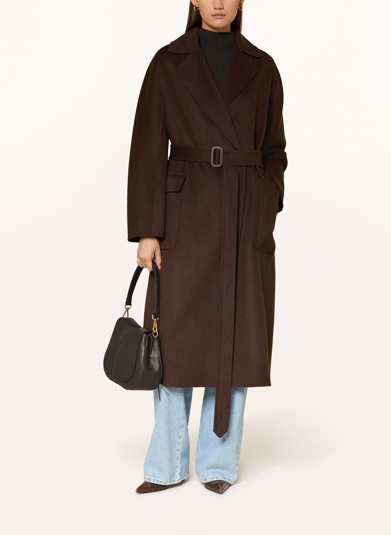 GIANNI CHIARINI Shoulder bag HELENA: DARK BROWN