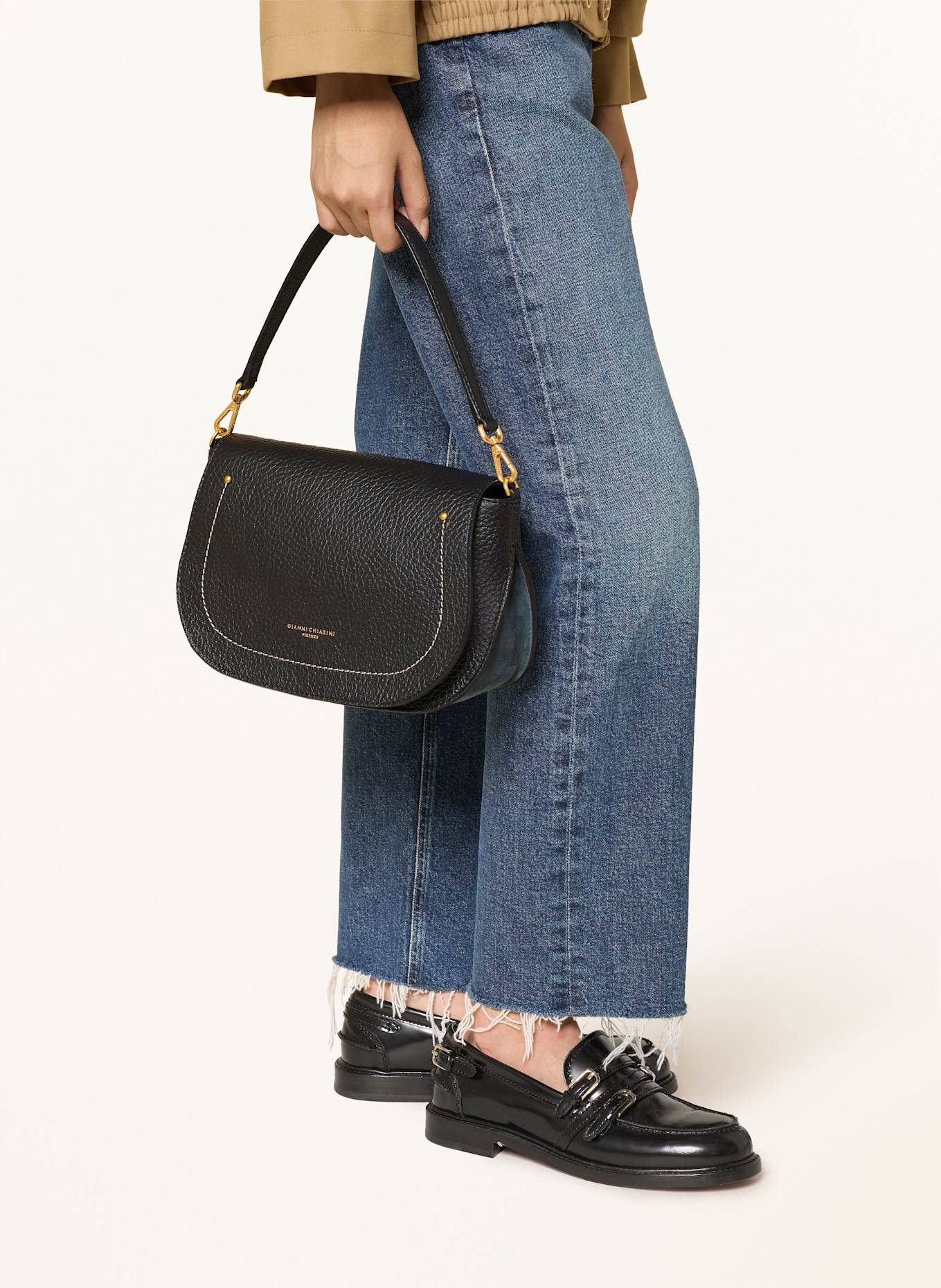 GIANNI CHIARINI Handtasche OLGA: SCHWARZ