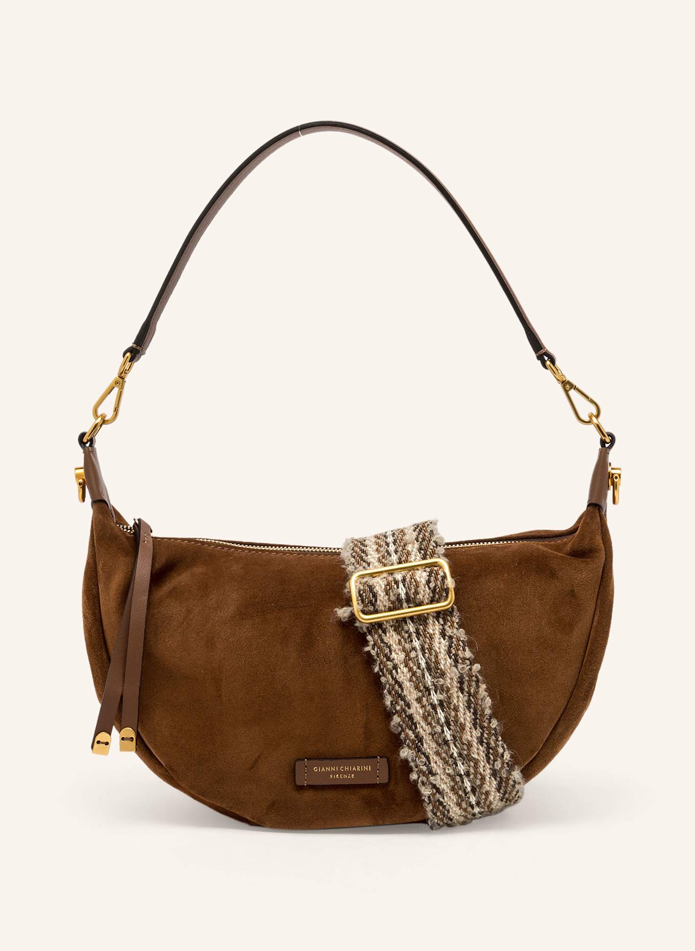GIANNI CHIARINI Shoulder bag AISHA: COGNAC