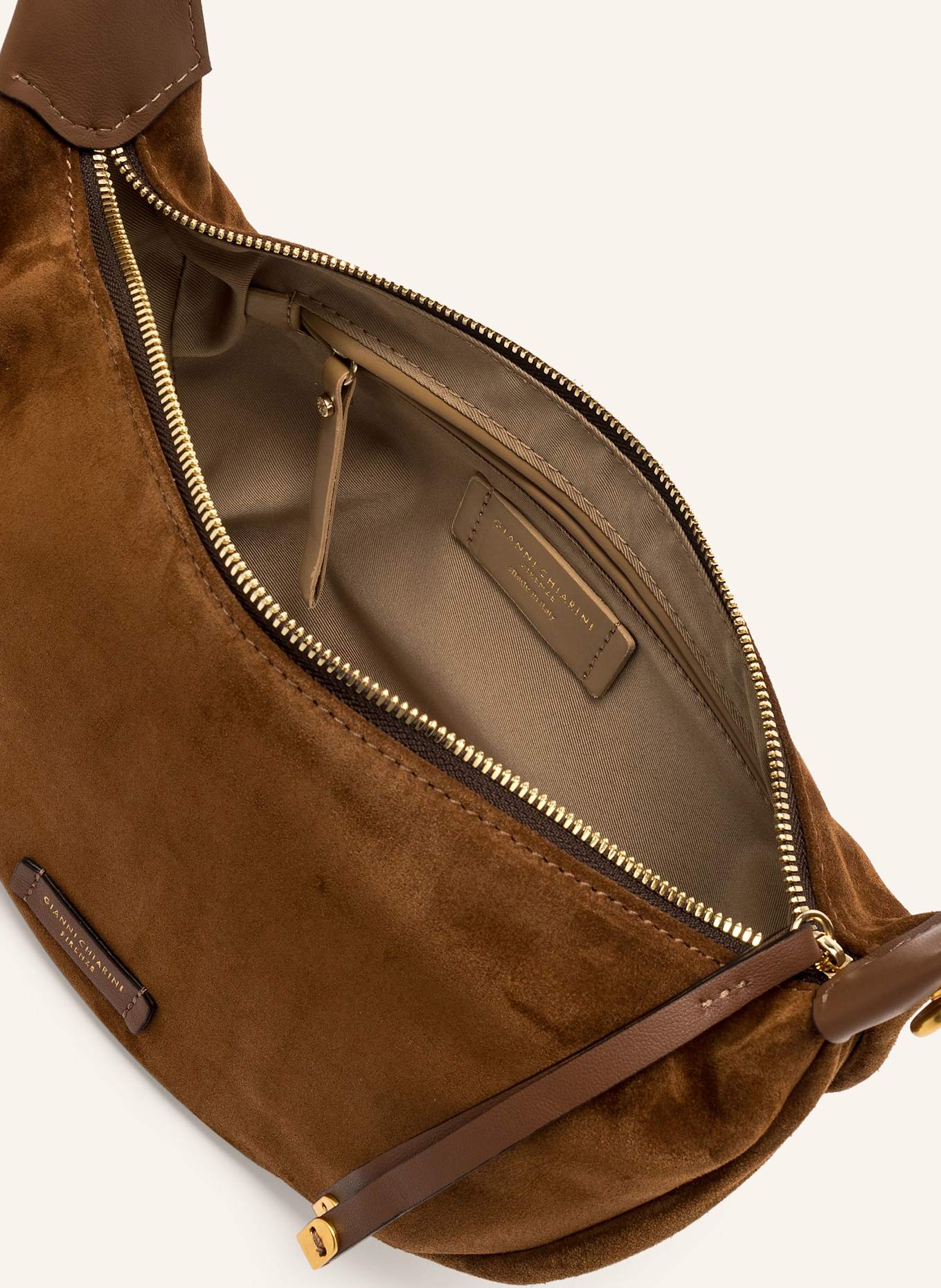 GIANNI CHIARINI Shoulder bag AISHA: COGNAC