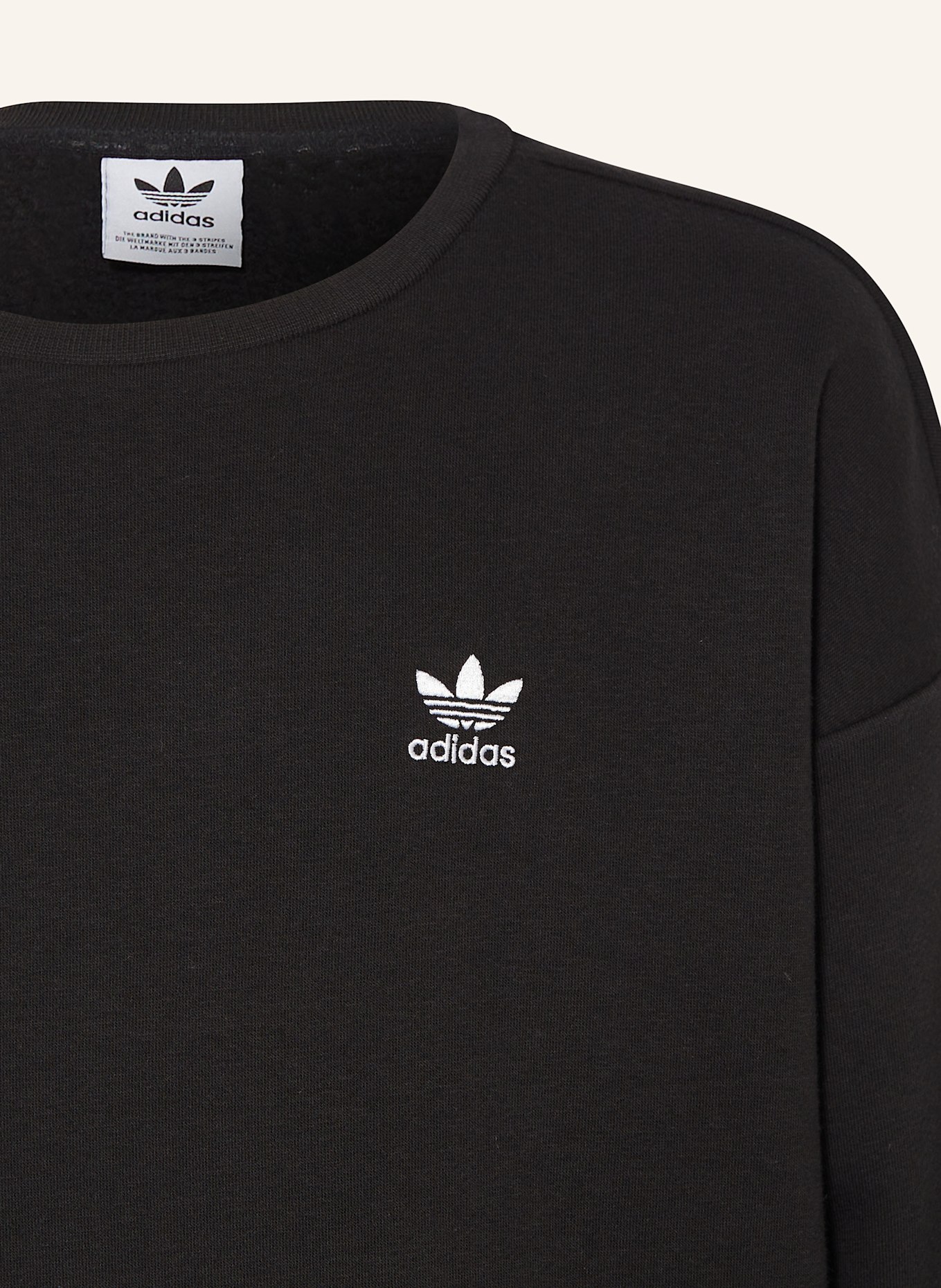 adidas Originals Sweatshirt BOYFRIEND CREW: SCHWARZ