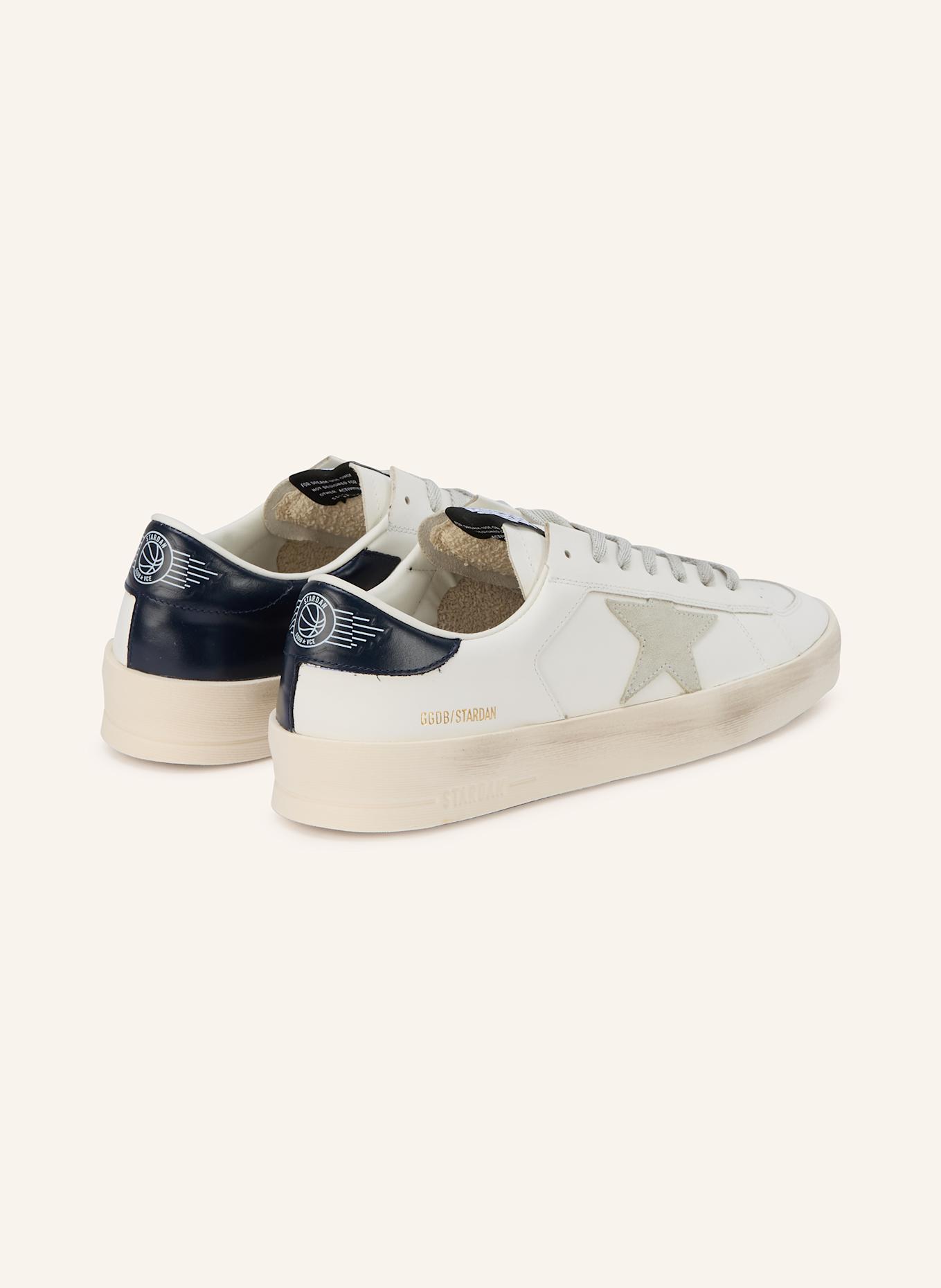 GOLDEN GOOSE Sneaker STARDAN: WEISS / SCHWARZ
