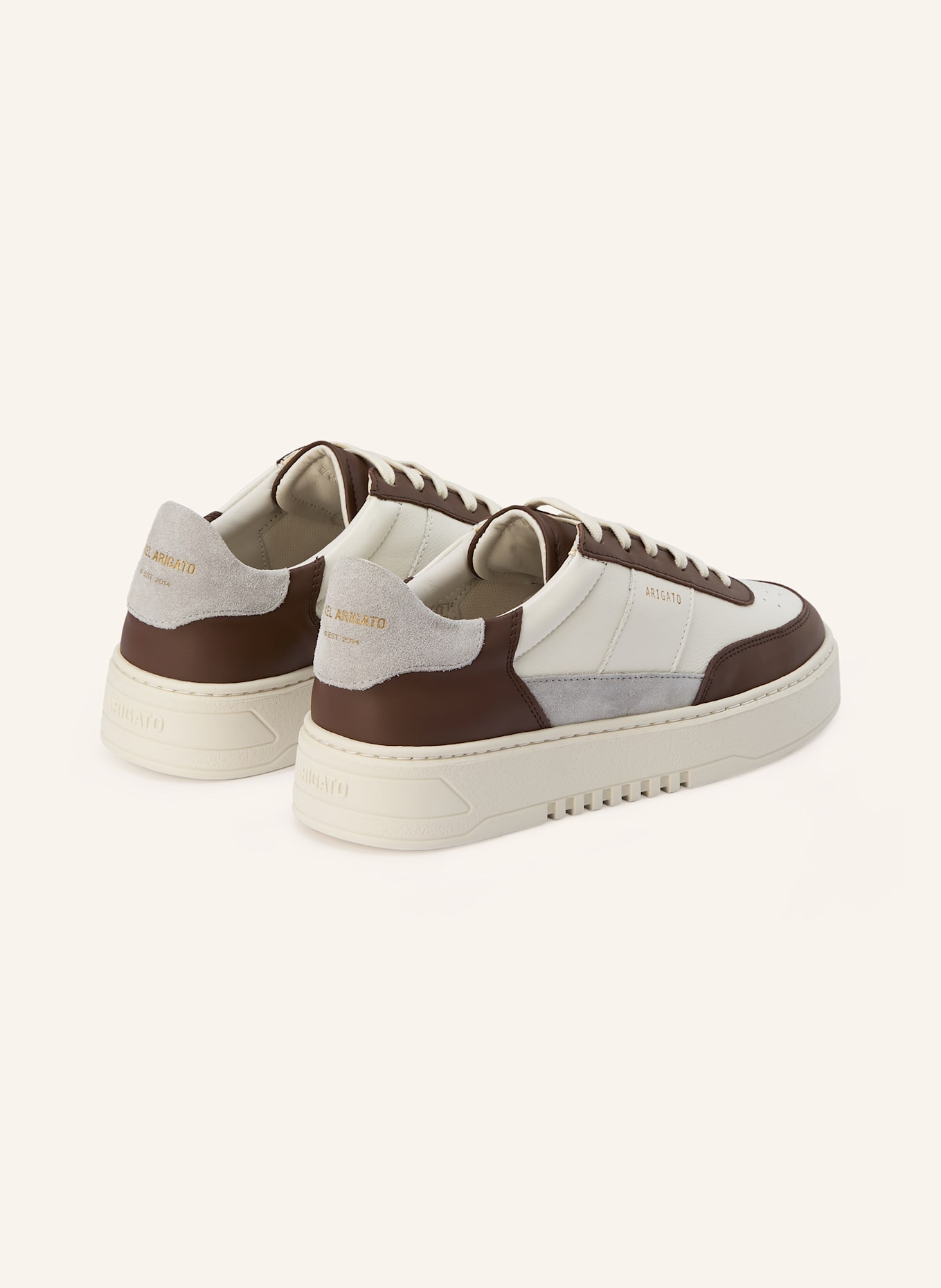 AXEL ARIGATO Sneaker ORBIT VINTAGE: WEISS / BRAUN