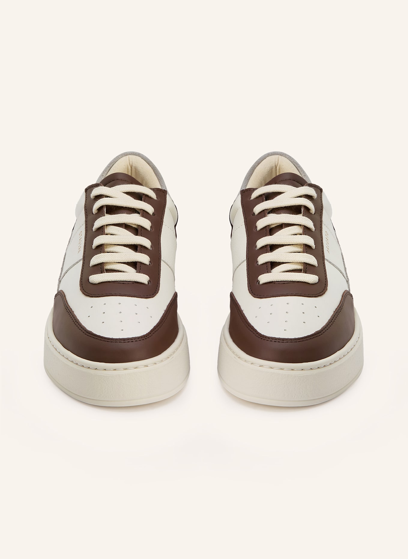 AXEL ARIGATO Sneaker ORBIT VINTAGE: WEISS / BRAUN
