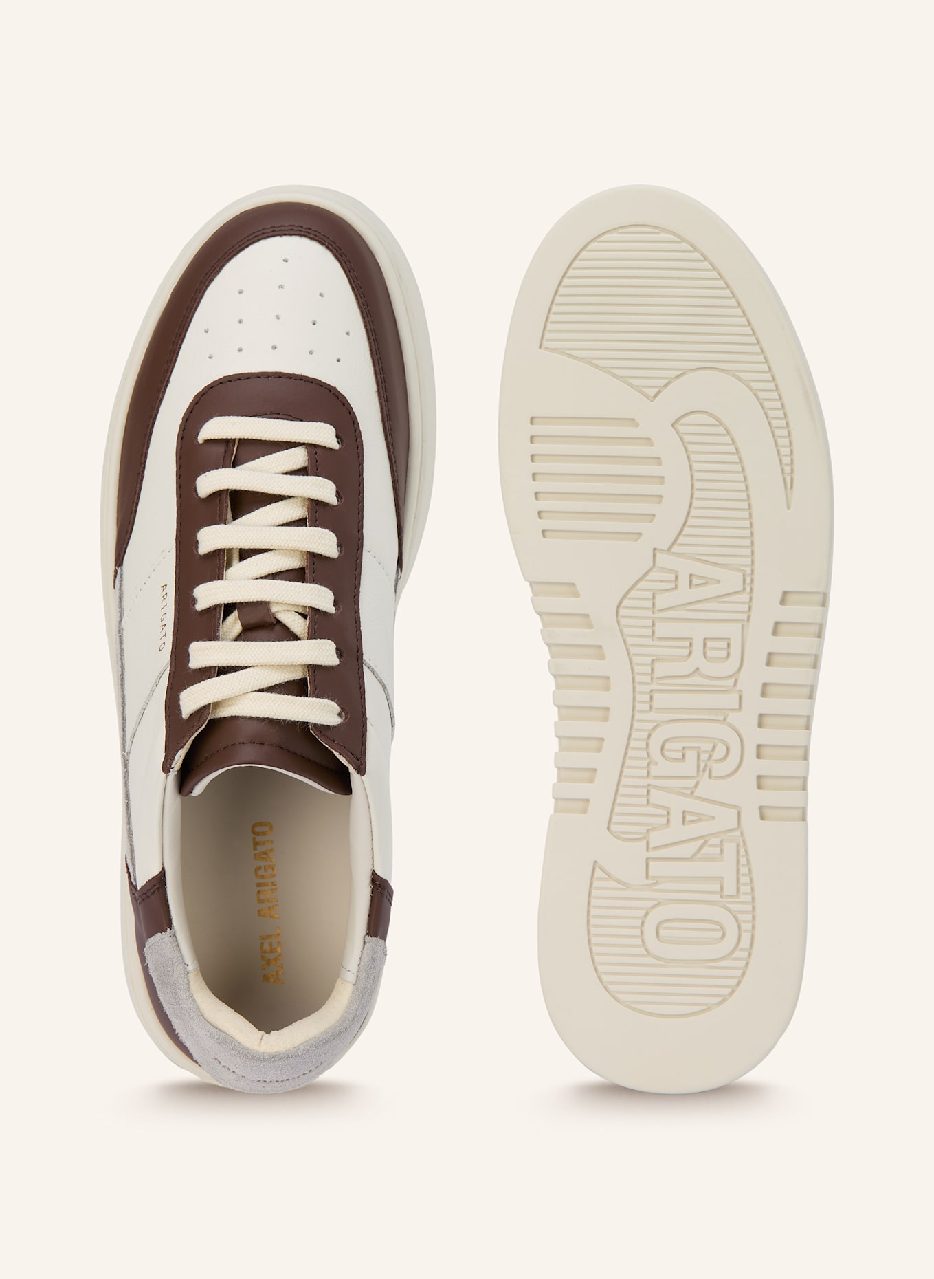 AXEL ARIGATO Sneaker ORBIT VINTAGE: WEISS / BRAUN